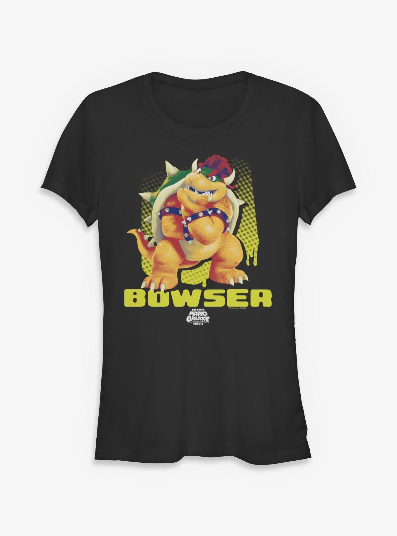 The Super Mario Galaxy Movie Bowser Pose Girls T-Shirt, , hi-res