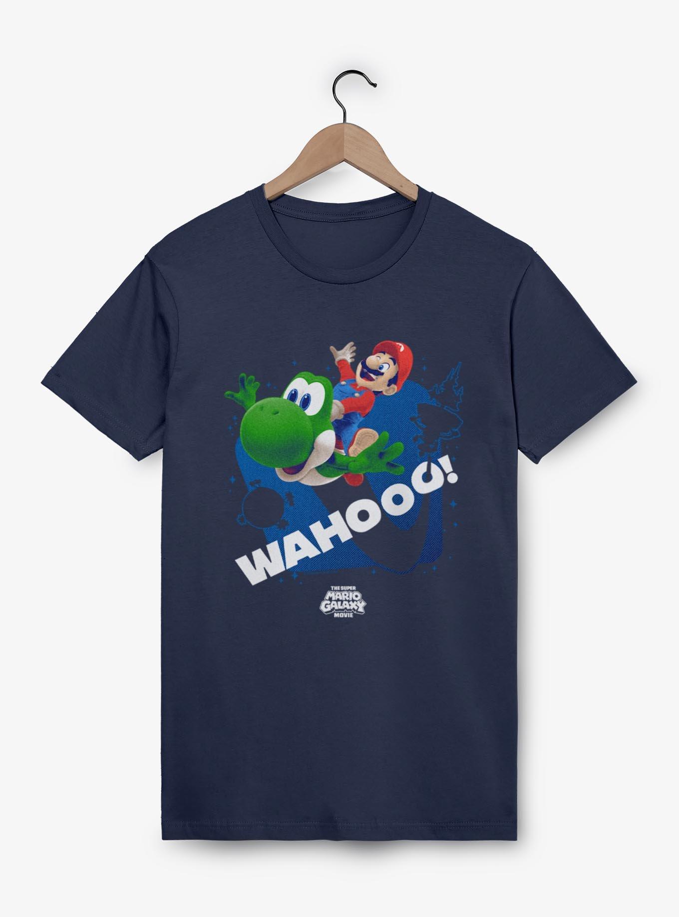 The Super Mario Galaxy Movie Wahooo Mario And Yoshi T-Shirt, , hi-res