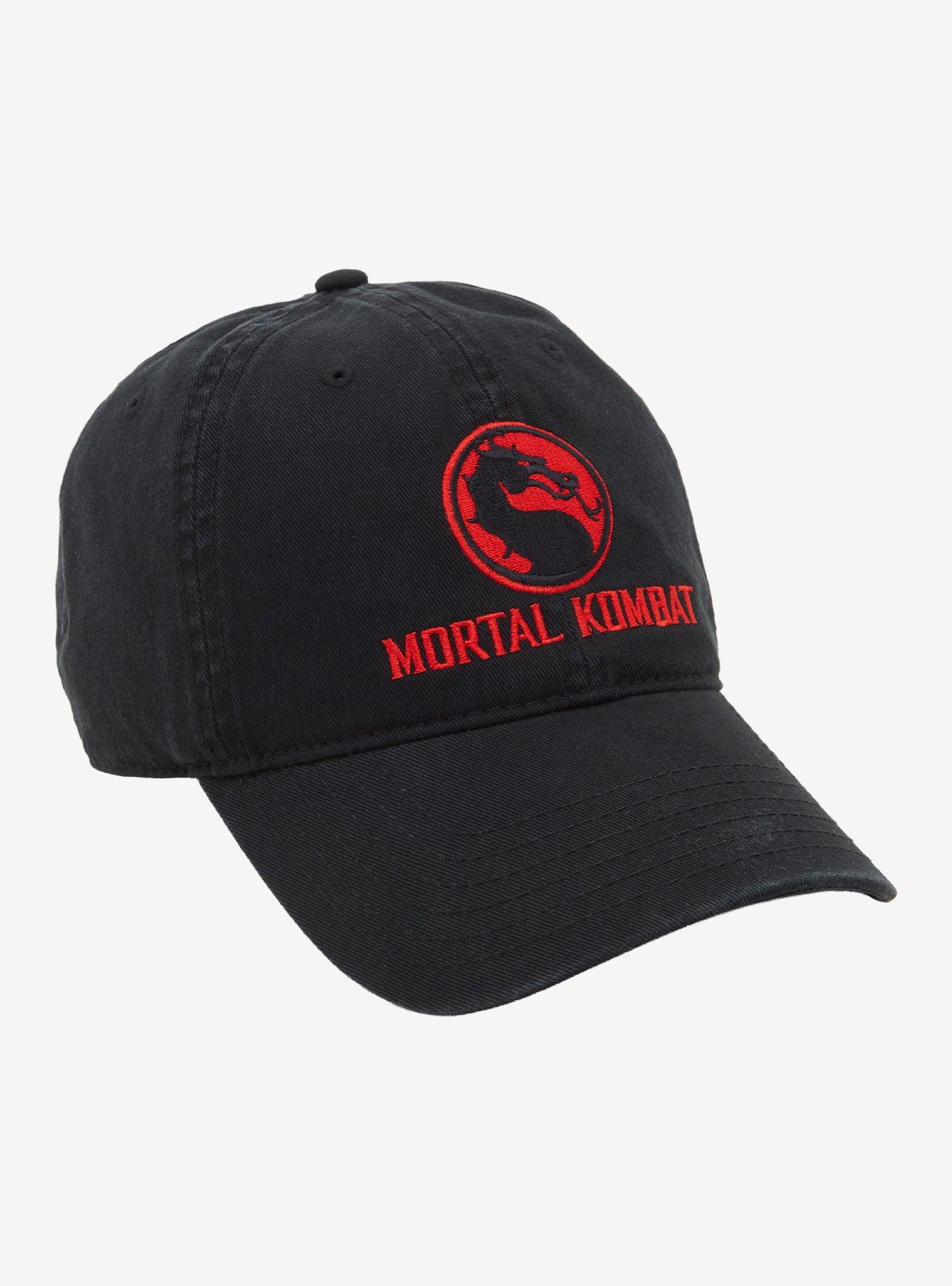 Mortal Kombat Logo Dad Cap, , hi-res