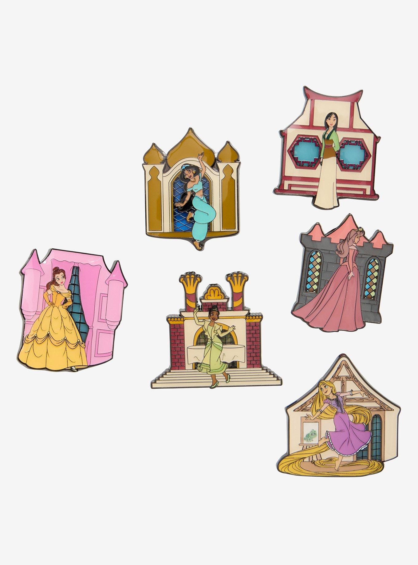Loungefly Disney Princess Castles Blind Box Enamel Pin - BoxLunch Exclusive, , hi-res
