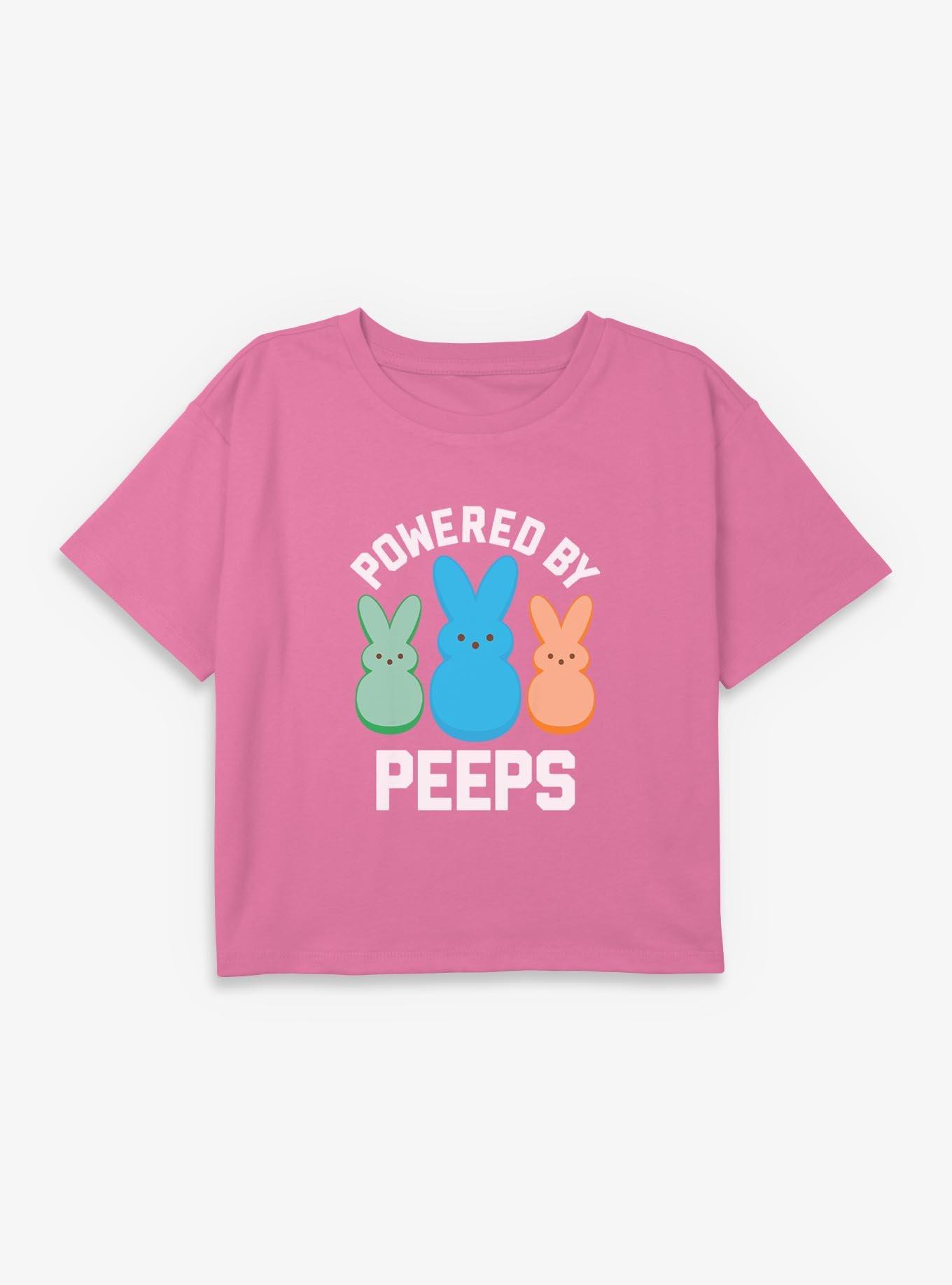 Peeps Powered By Peeps Youth Girls Boxy Crop T-Shirt, , hi-res