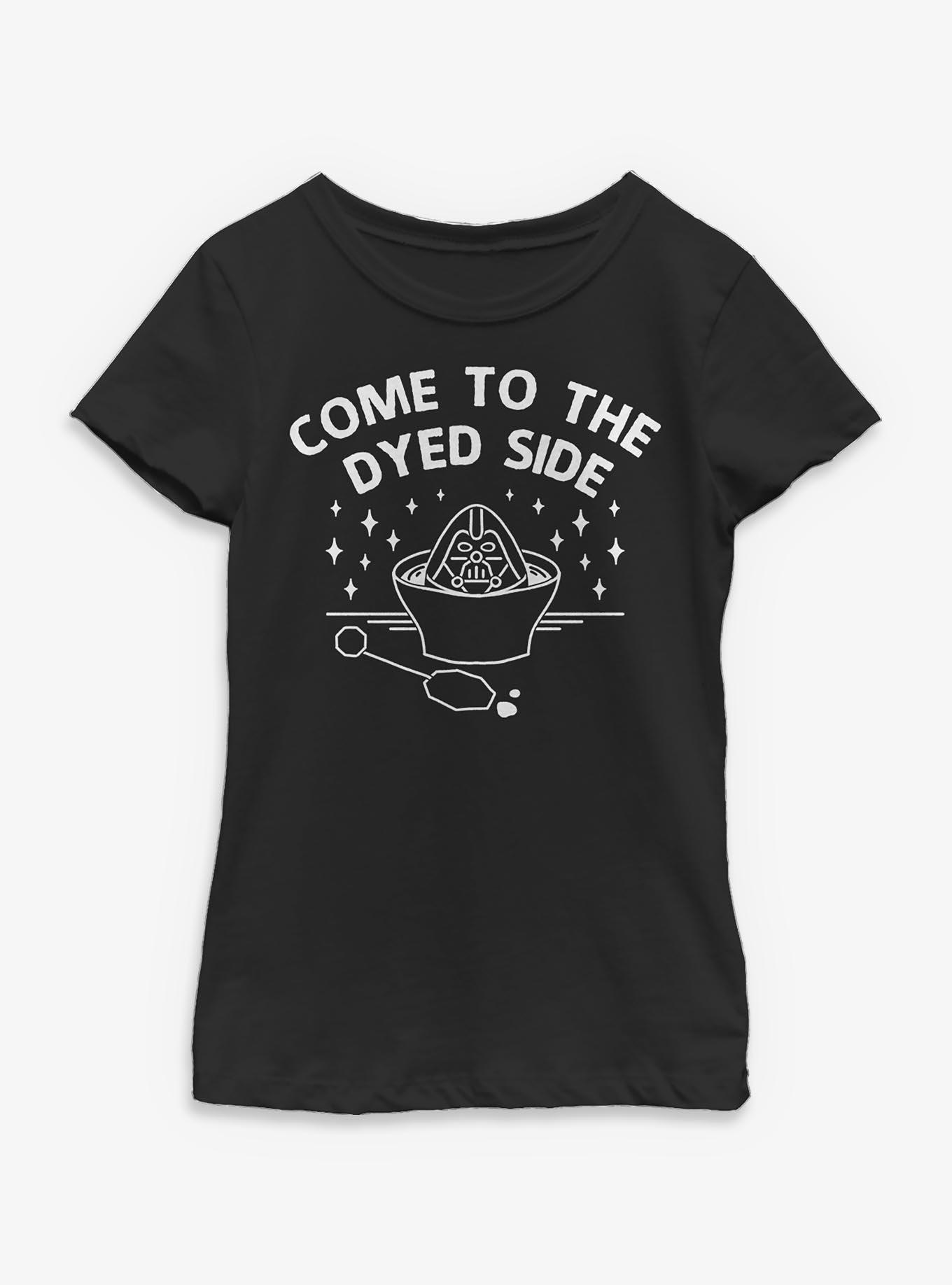 Star Wars Come To The Dyed Side Darth Vader Egg Youth Girls T-Shirt, , hi-res