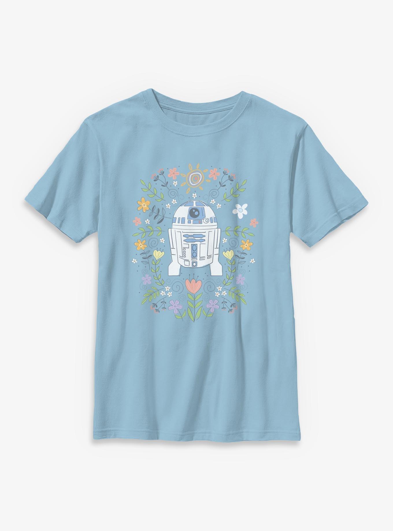 Star Wars R2 Floral Spring Youth T-Shirt, , hi-res
