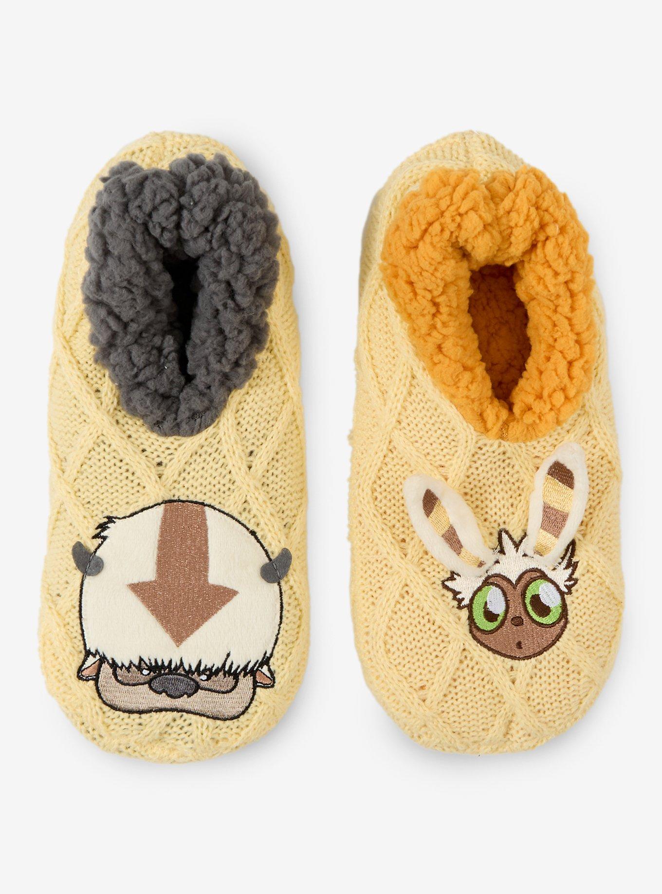 Avatar: The Last Airbender Appa & Momo Slipper Socks - BoxLunch Exclusive, , hi-res