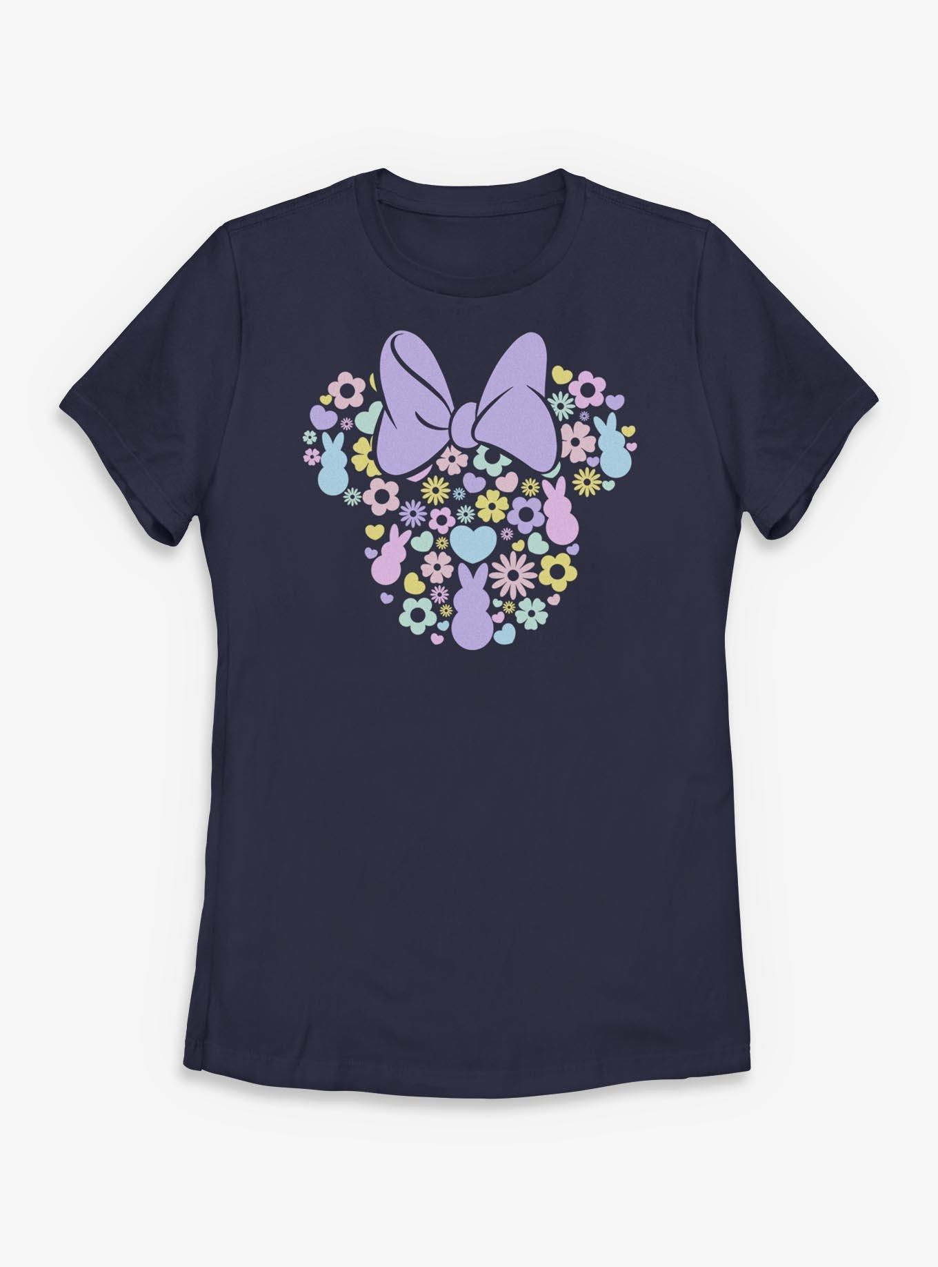Disney Minnie Mouse Ears & Bunnies Womens T-Shirt, , hi-res