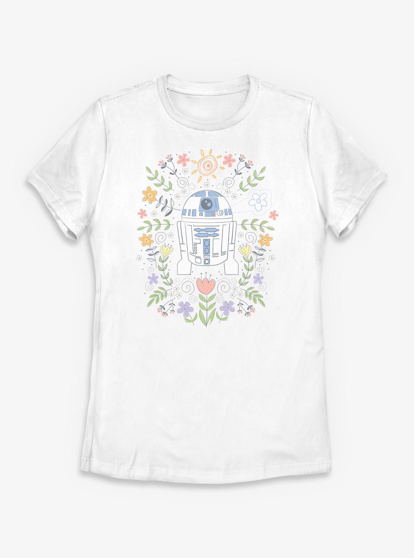 Star Wars R2 Floral Spring Womens T-Shirt, , hi-res