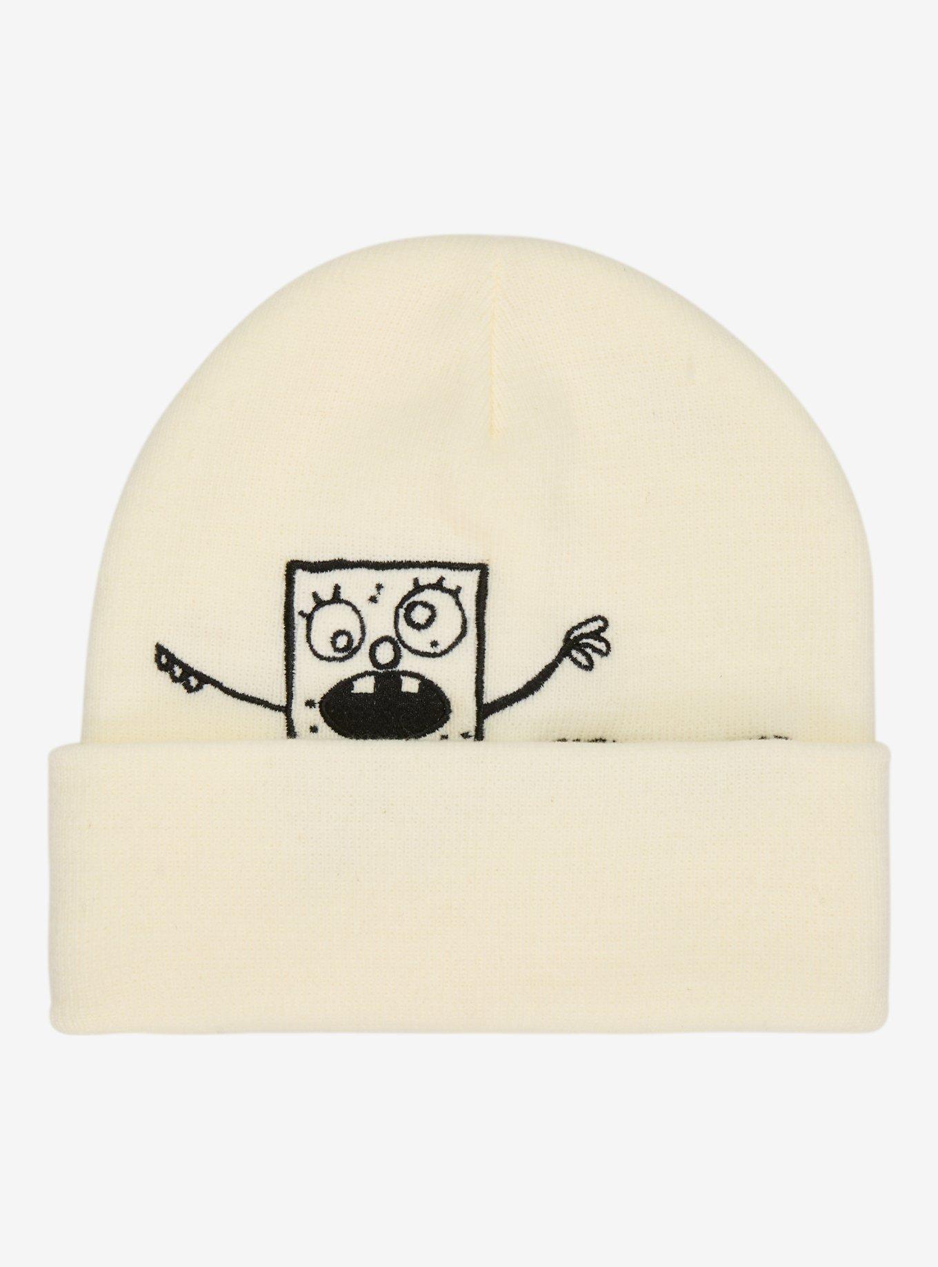 SpongeBob SquarePants DoodleBob Peek-a-Boo Beanie - BoxLunch Exclusive, , hi-res