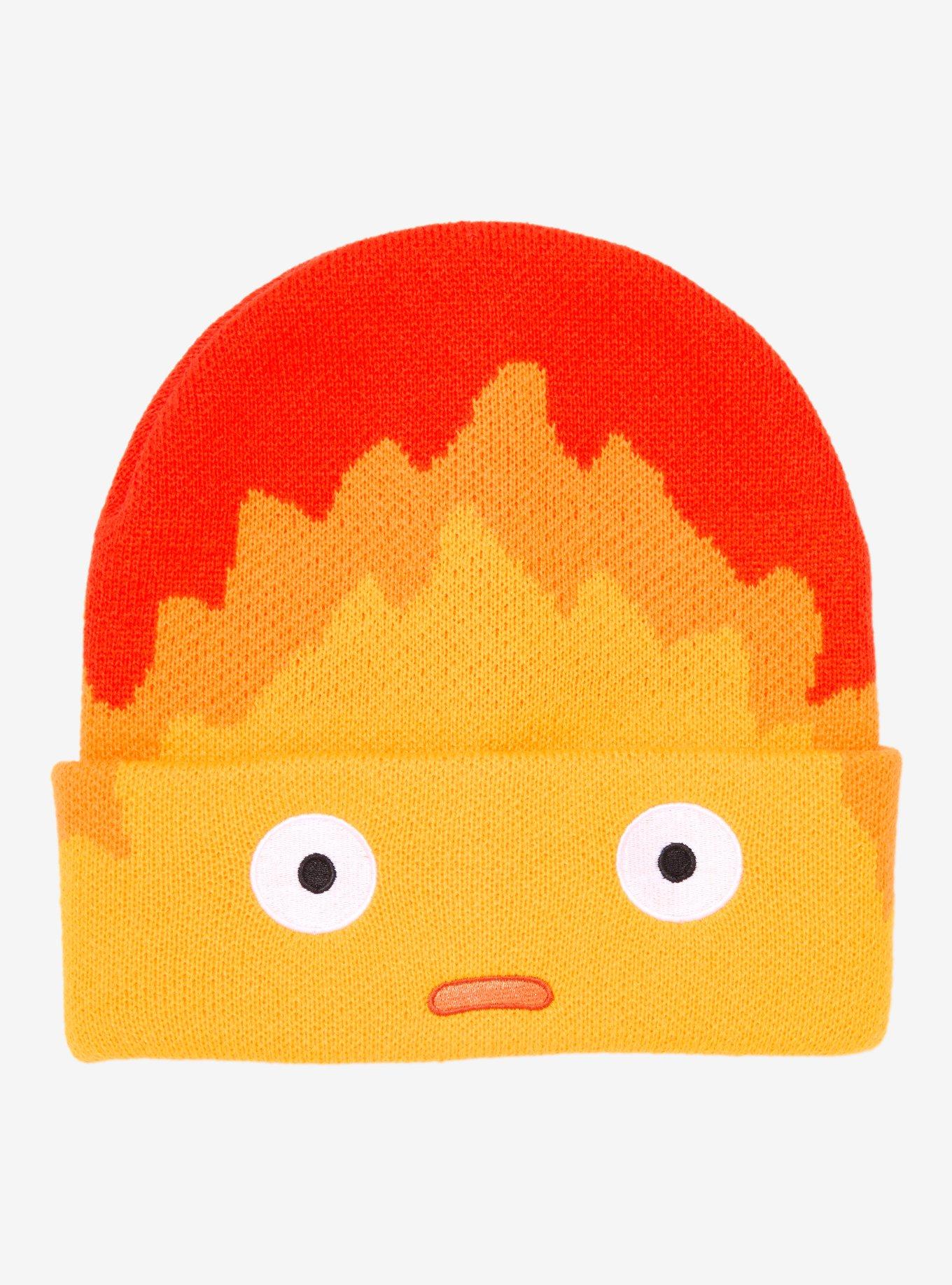 Studio Ghibli&reg; Howl's Moving Castle Calcifer Face Beanie - BoxLunch Exclusive, , hi-res