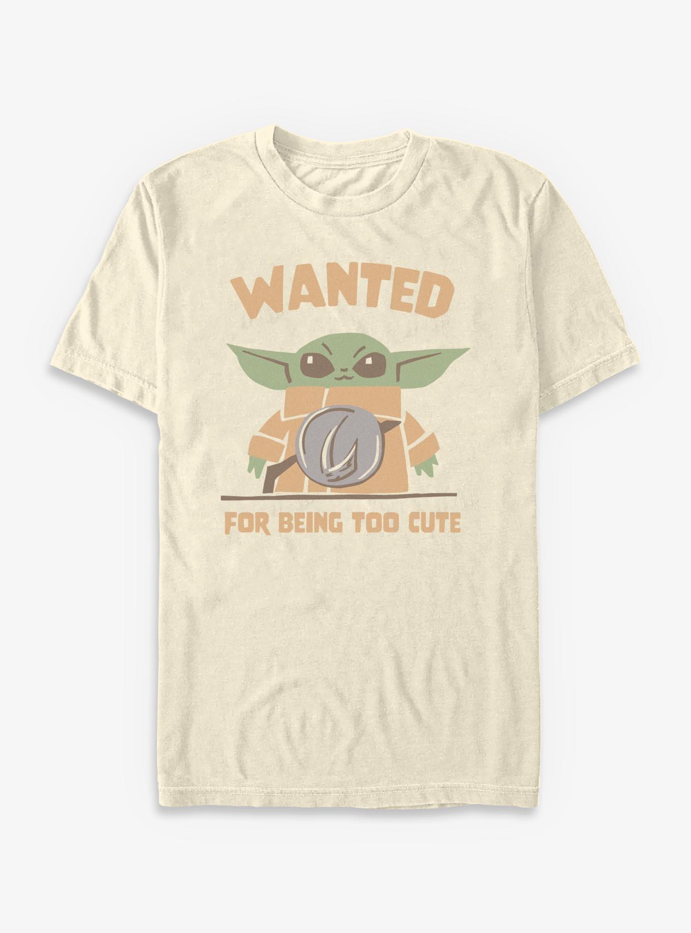 Star Wars The Mandalorian & Grogu Wanted For Being Too Cute T-Shirt, , hi-res