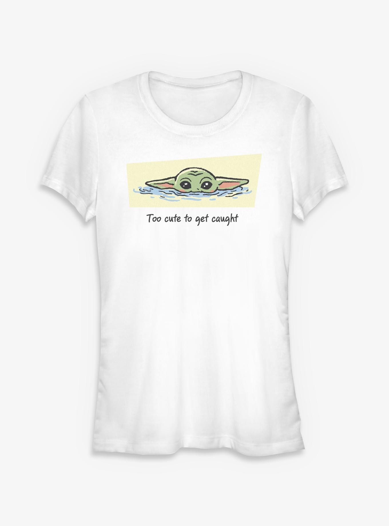 Star Wars The Mandalorian & Grogu Too Cute To Get Caught Girls T-Shirt, , hi-res