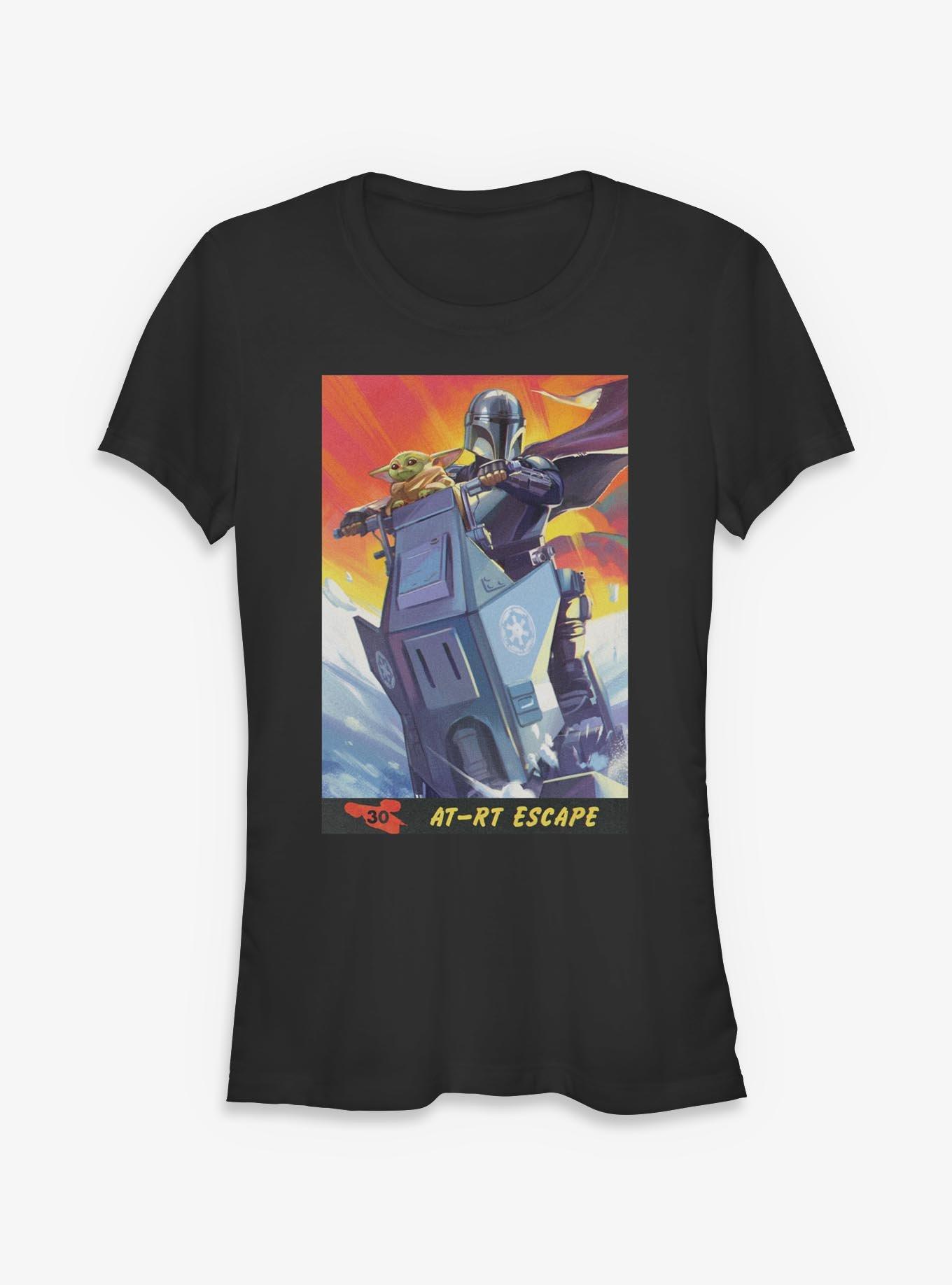 Star Wars The Mandalorian & Grogu Escape Girls T-Shirt