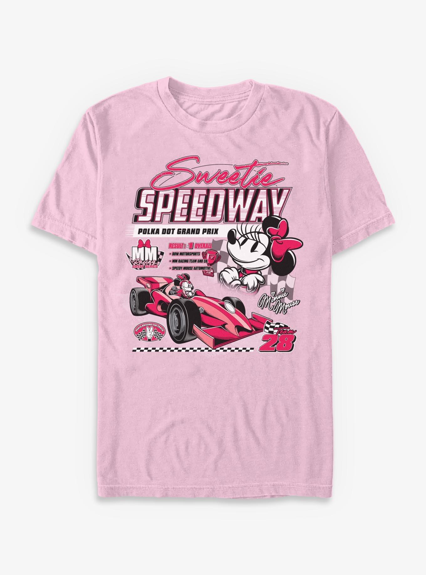 COMFORTCOLORS Disney Minnie Mouse Sweetie Speedway Garment Dye T-Shirt