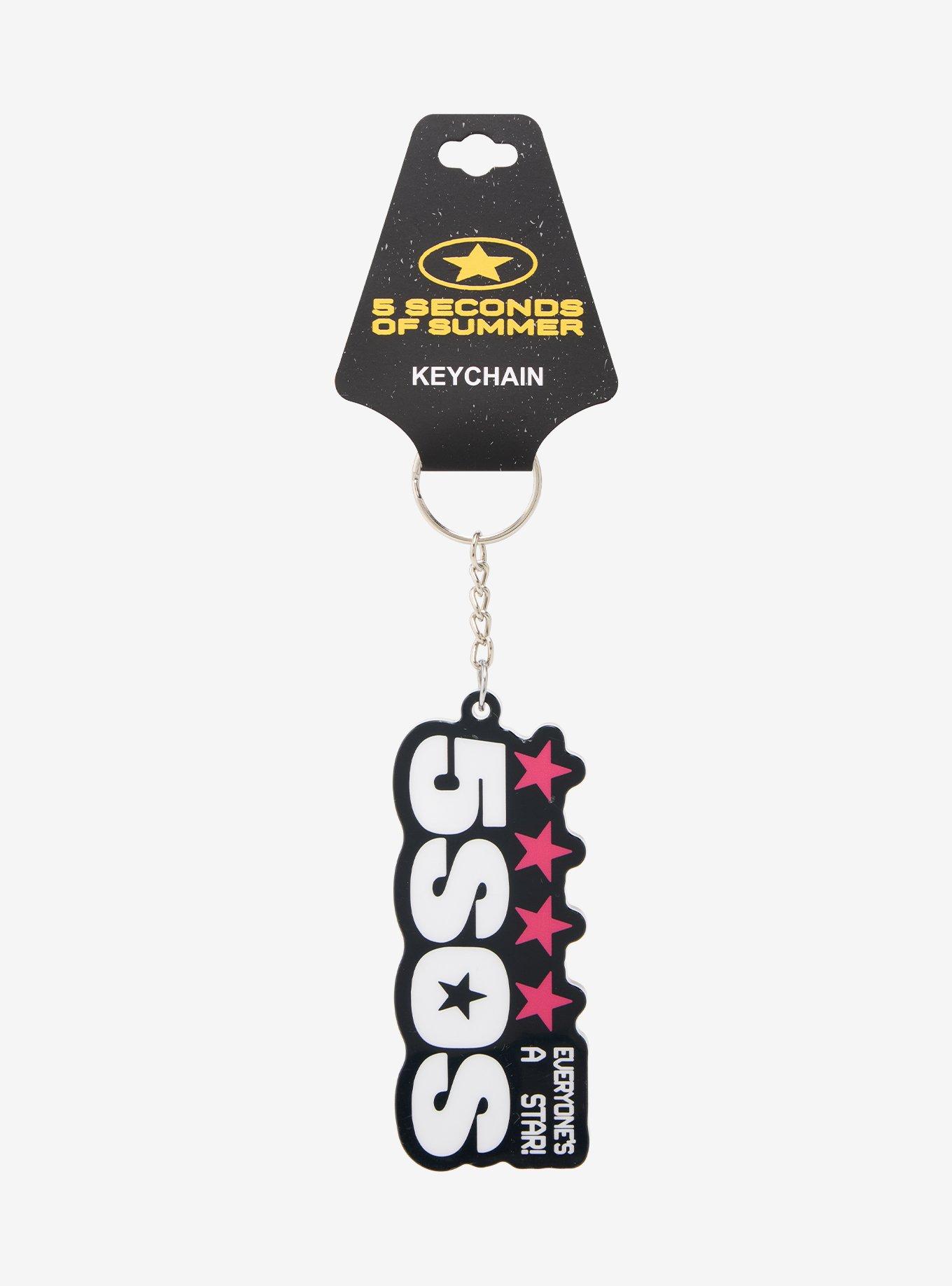 5 Seconds Of Summer Star Keychain, , hi-res