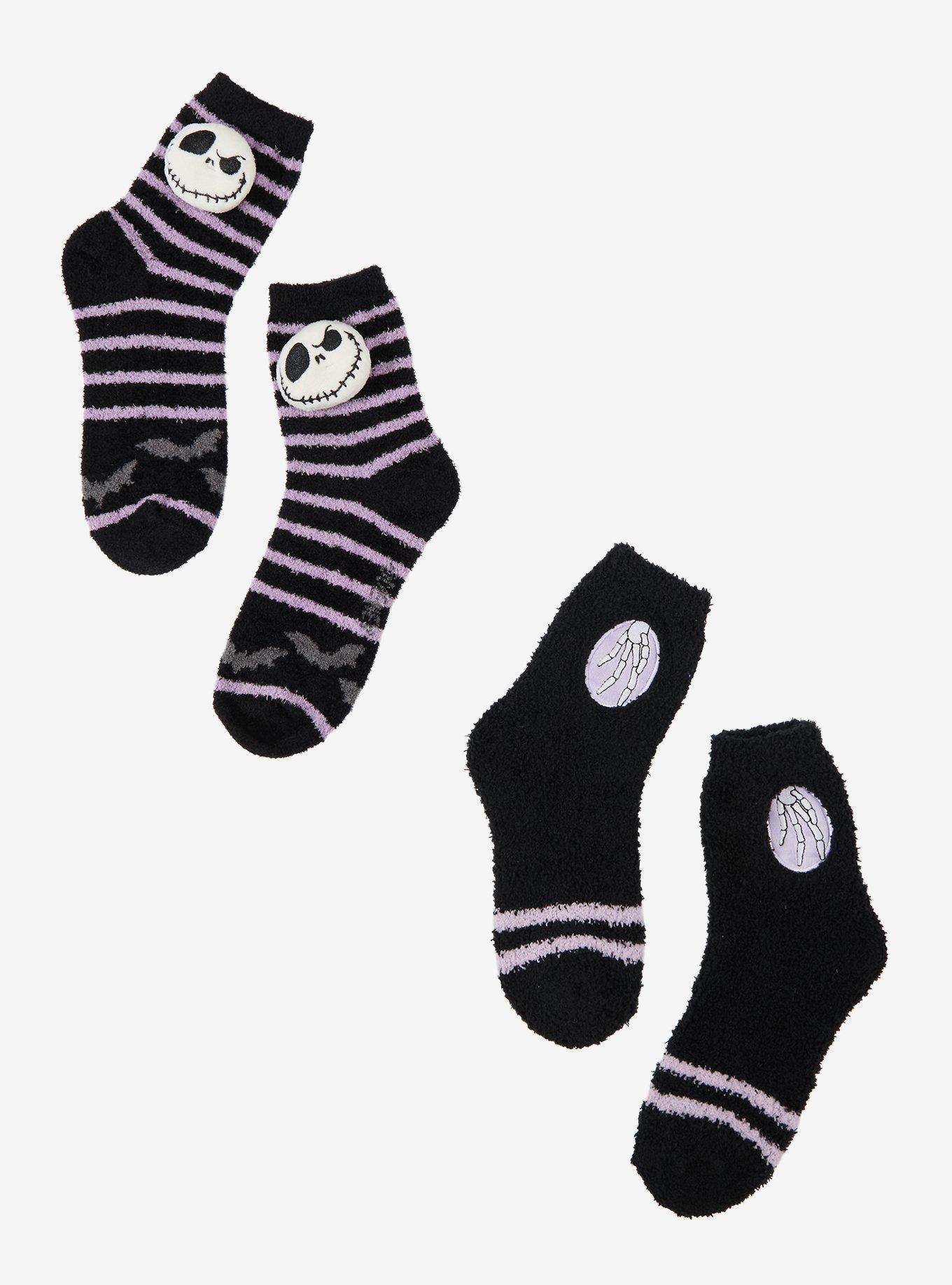 The Nightmare Before Christmas Jack Cozy Socks 2 Pair