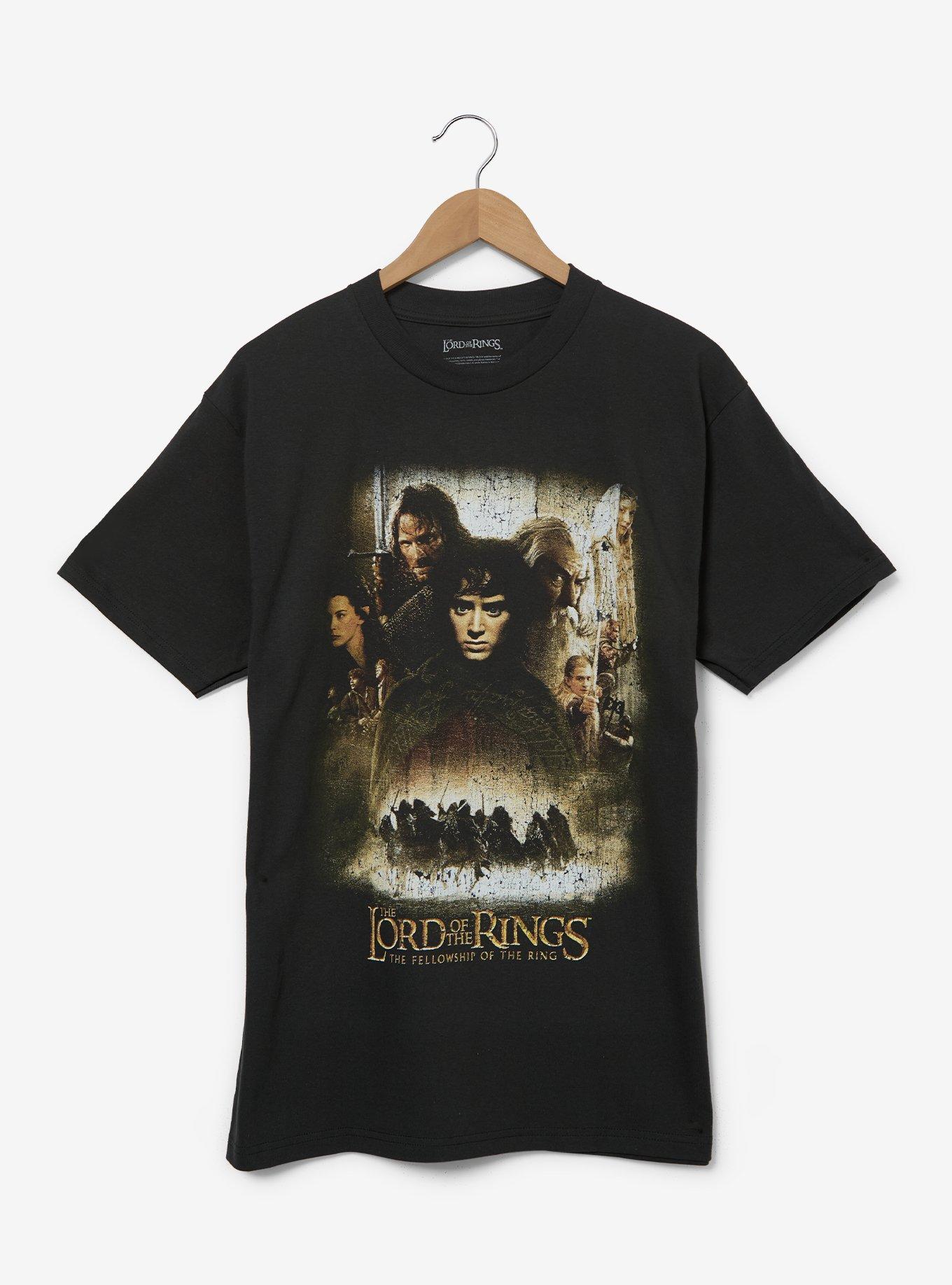 The Lord of the Rings: The Fellowship of the Ring Poster T-Shirt - BoxLunch Exclusive, , hi-res
