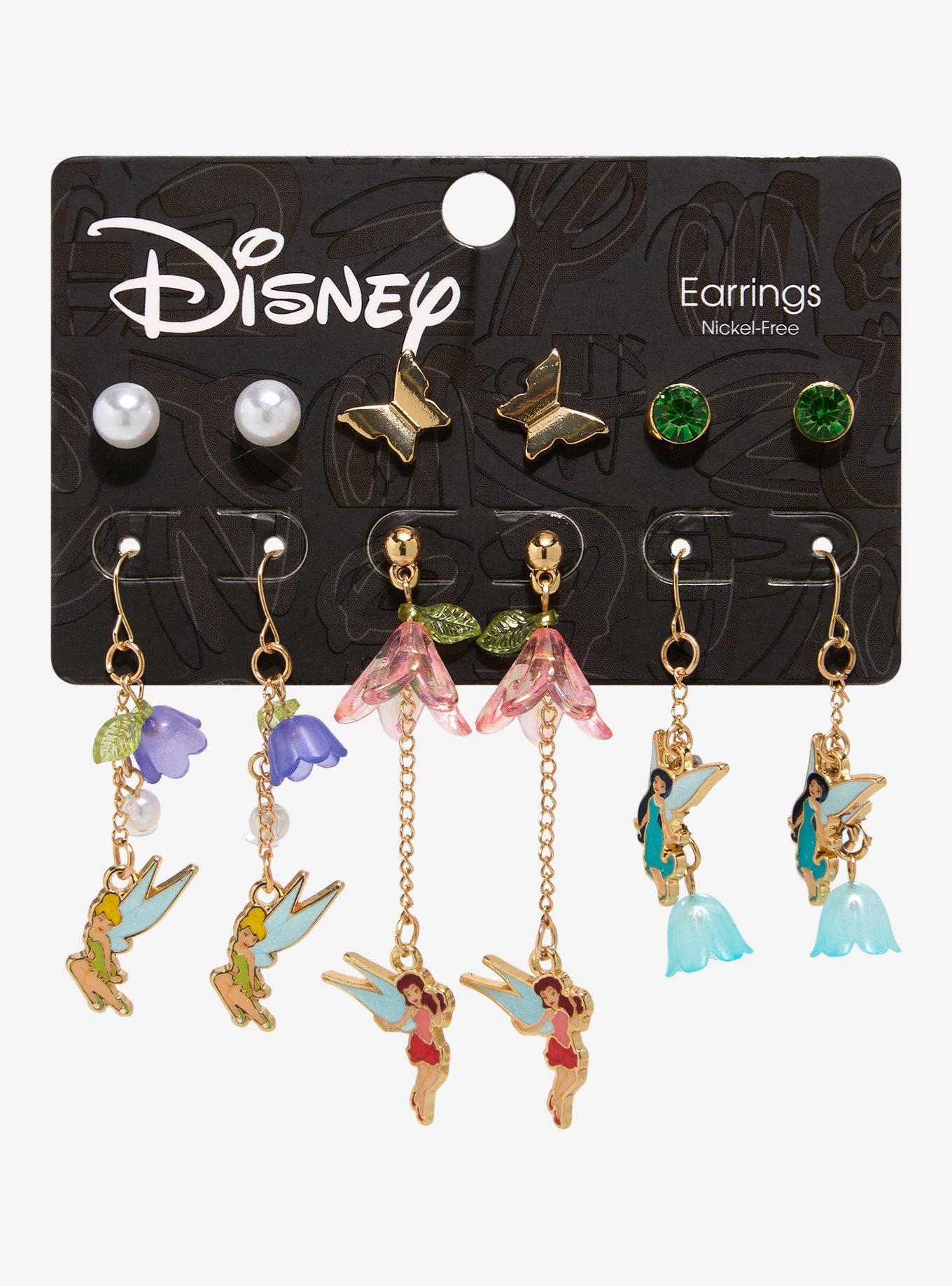 Disney Tinker Bell & Friends Earring Set - BoxLunch Exclusive, , hi-res