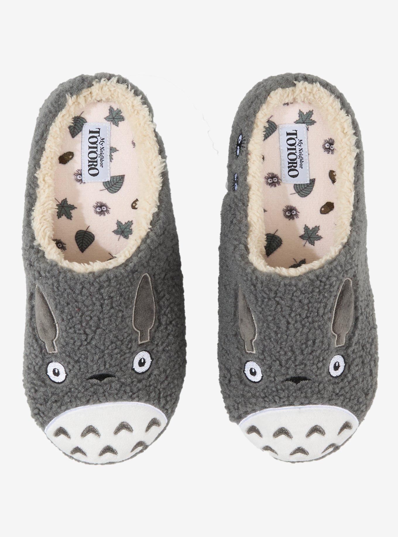 Studio Ghibli&reg; My Neighbor Totoro Sherpa Totoro Slippers - BoxLunch Exclusive, , hi-res