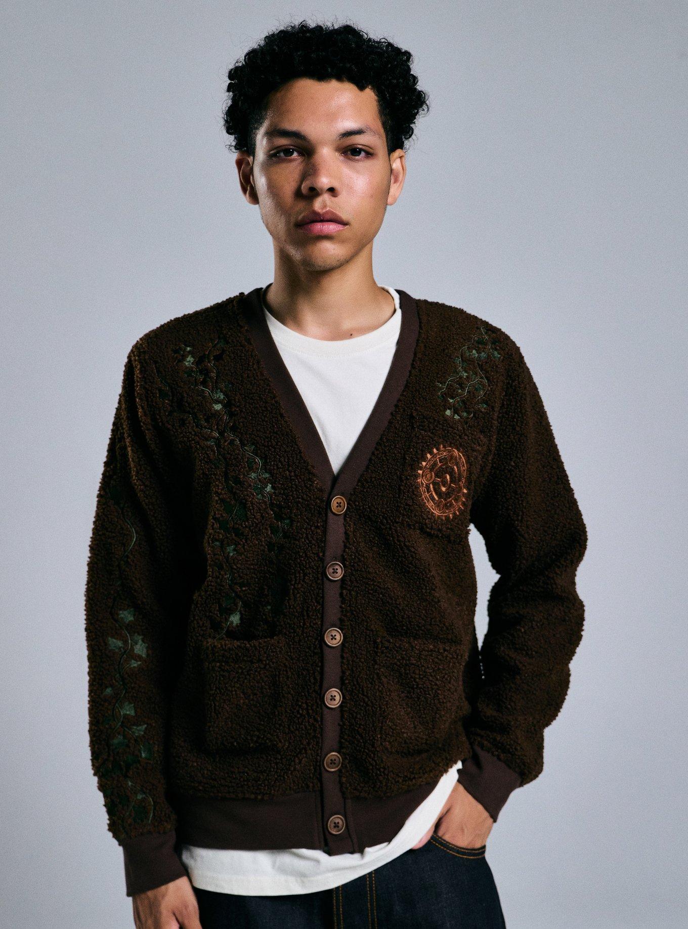 Wildwood Vines Sherpa Cardigan