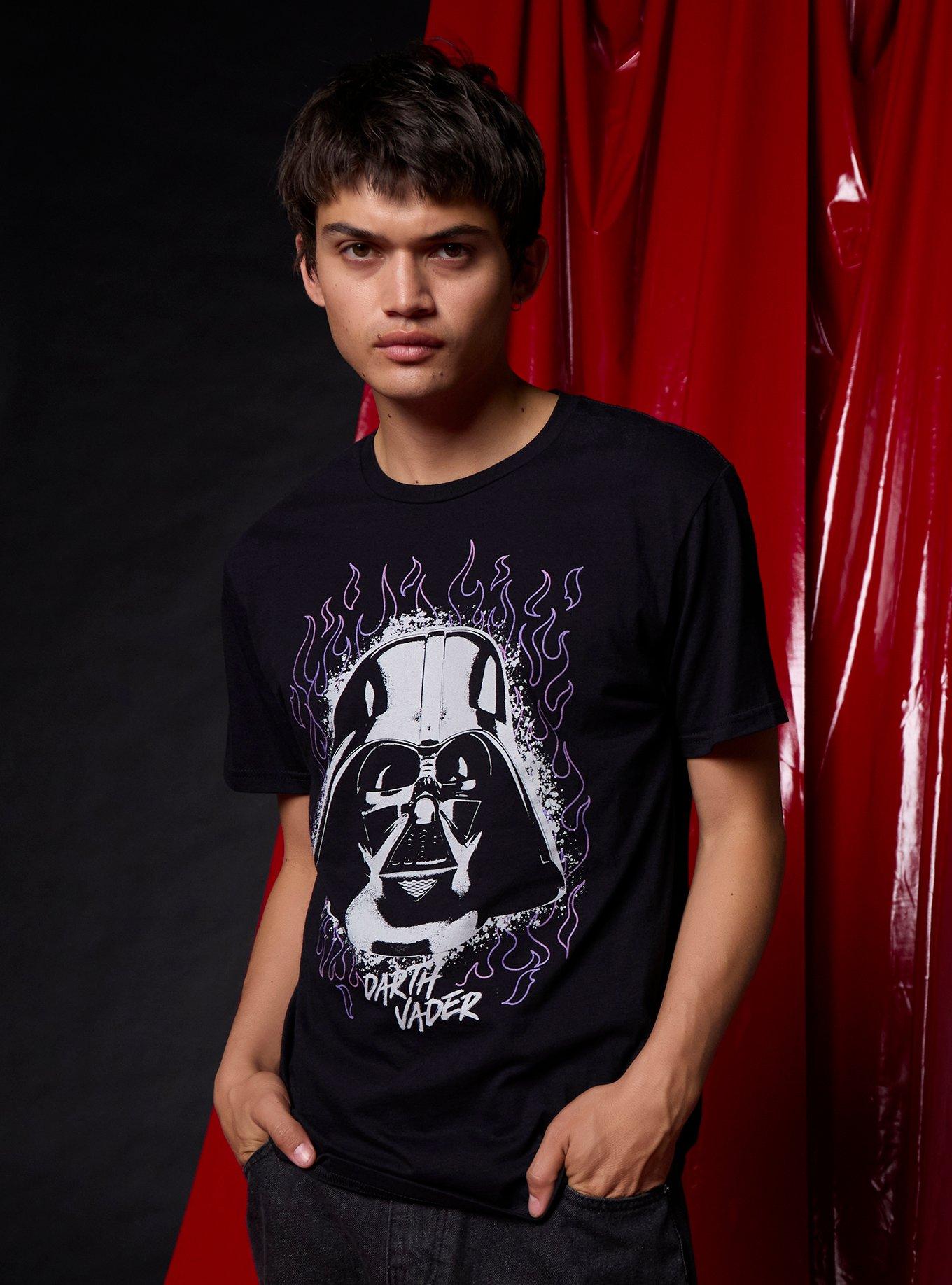 Star Wars Fire Darth Vader T-Shirt Hot Topic Exclusive, , hi-res