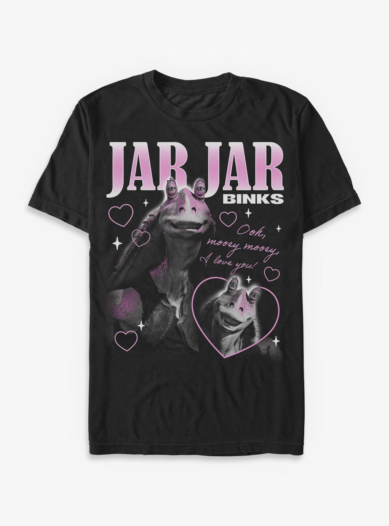 Star Wars Jar Jar Binks Loves You T-Shirt Hot Topic Exclusive 