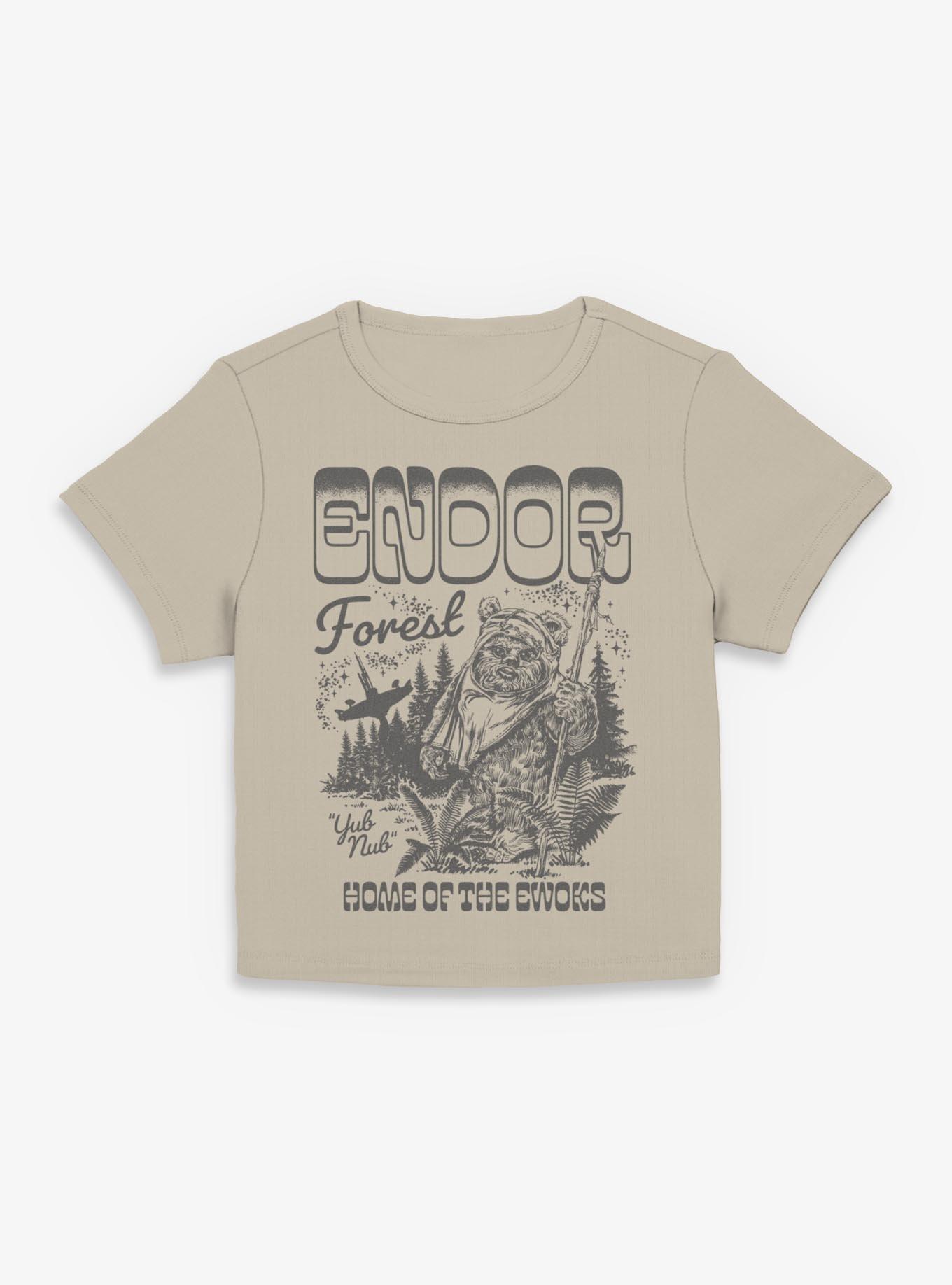 Star Wars Endor Forest Home Of The Ewoks Girls Baby T-Shirt Hot Topic Exclusive, , hi-res