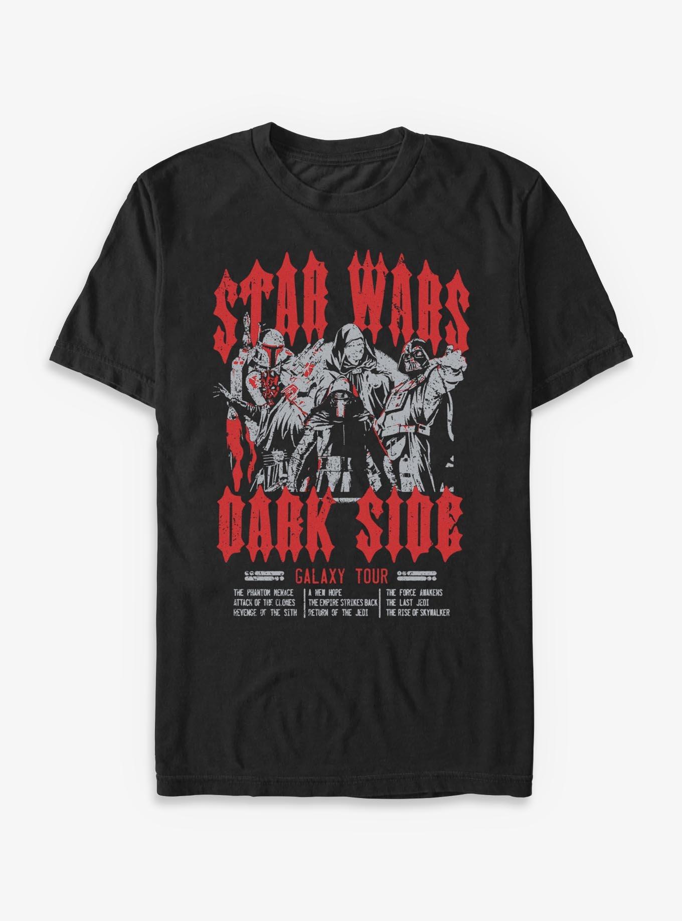 Star Wars Dark Side Galaxy Tour T-Shirt Hot Topic Exclusive, , hi-res