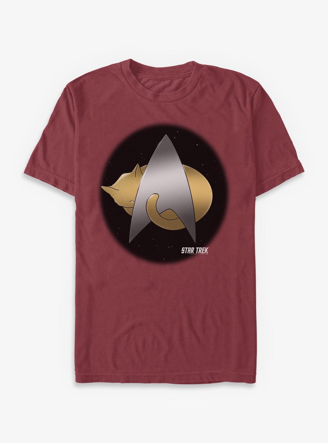 COMFORTCOLORS Star Trek Boldly Cat Nap Garment-Dyed T-Shirt