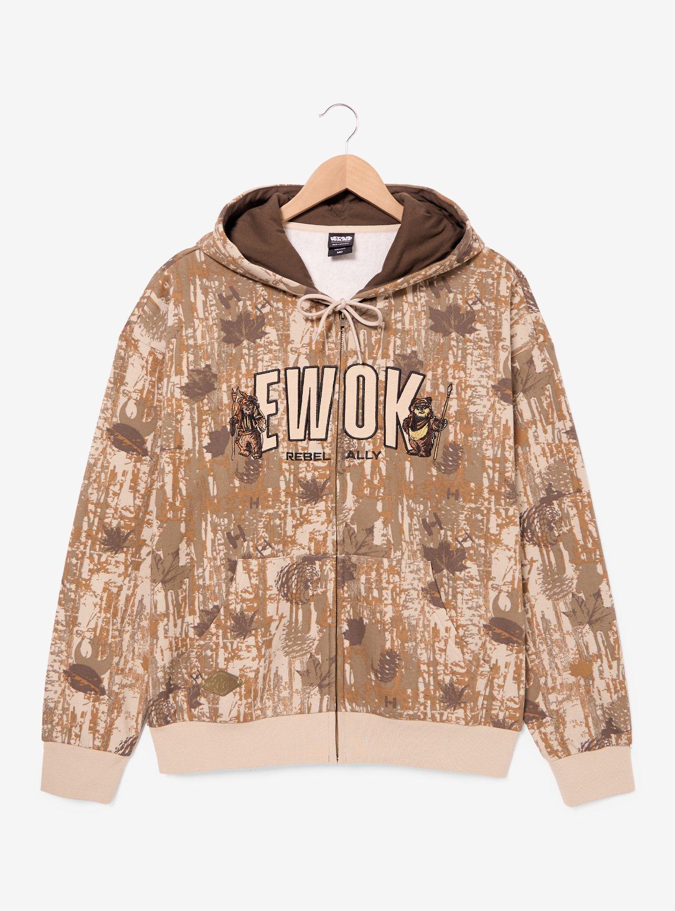Star Wars Ewok Camo Zippered Hoodie - BoxLunch Exclusive