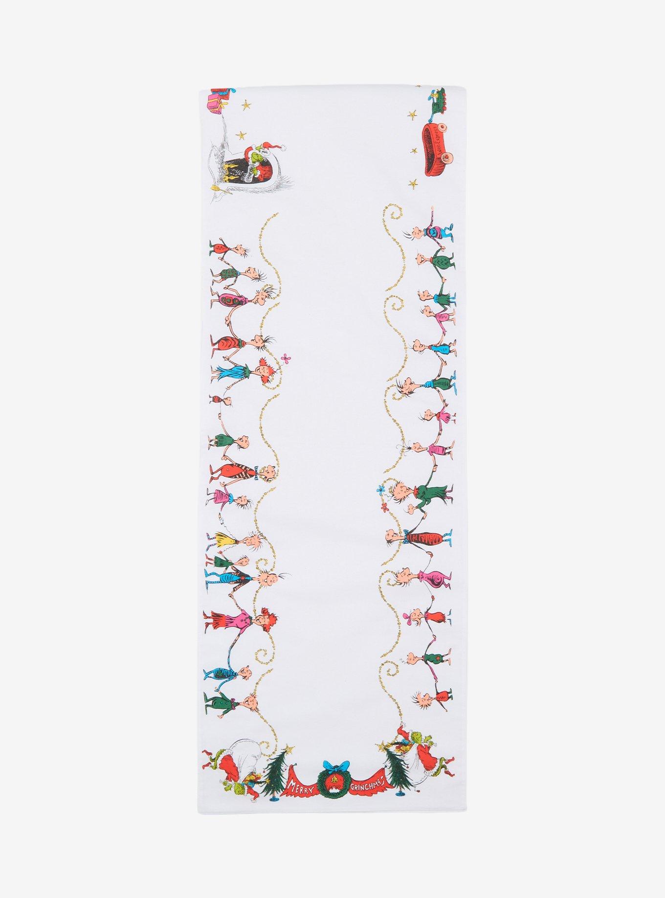 Dr. Seuss How The Grinch Stole Christmas The Whos Table Runner