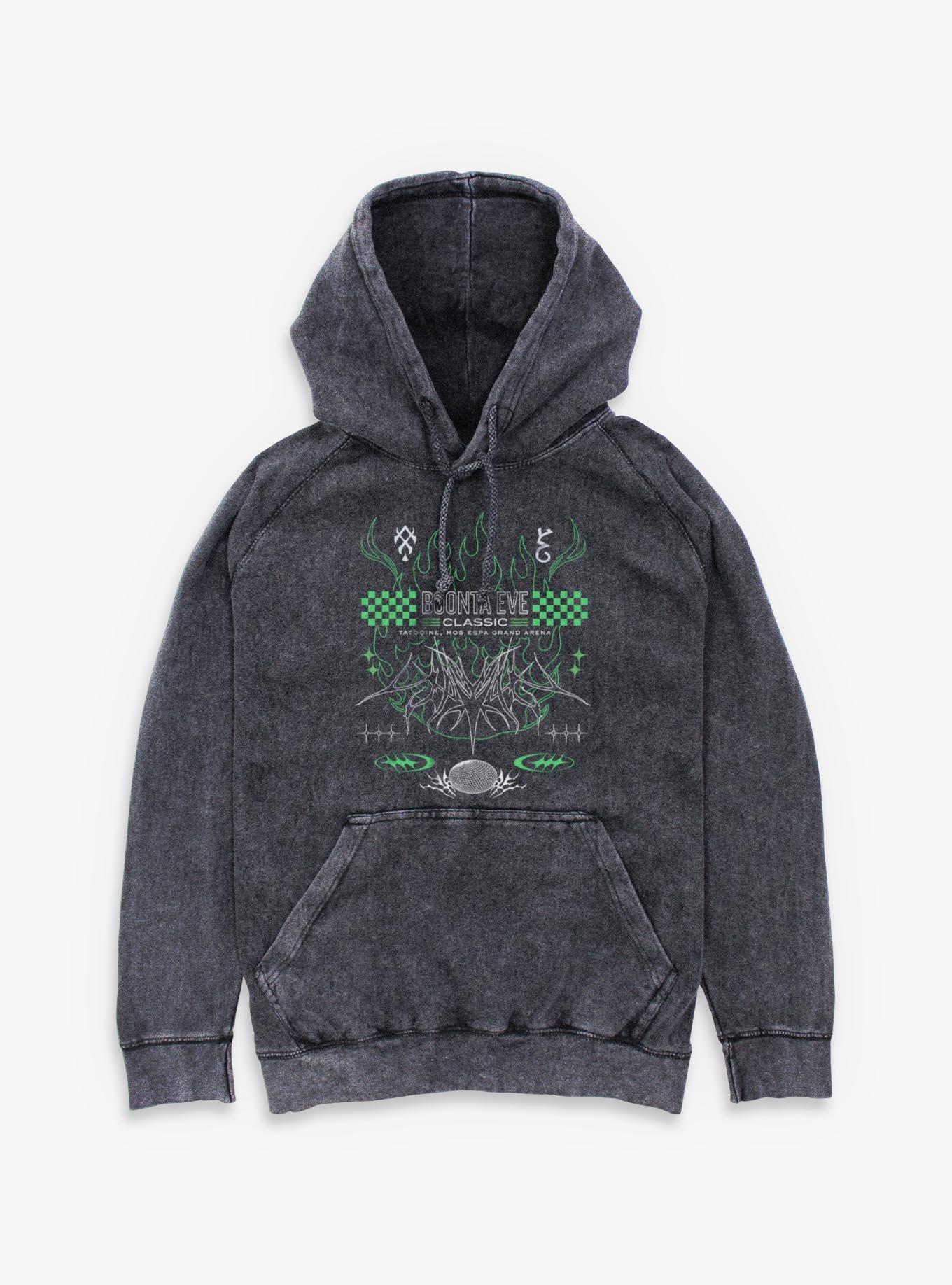 Star Wars Boonta Eve Mos Espa Podracing Mineral Wash Hoodie Hot Topic Exclusive, , hi-res