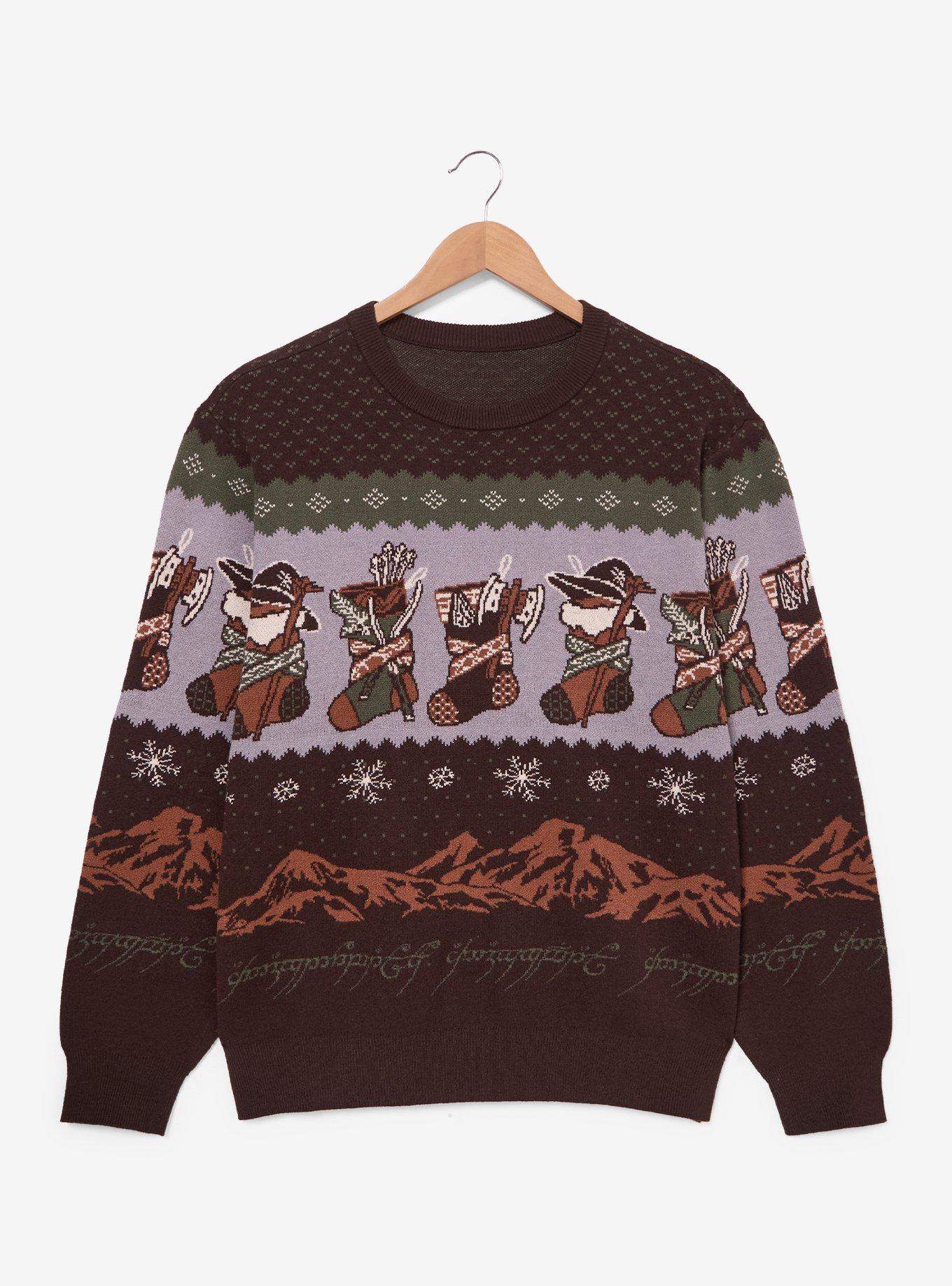 the Lord of Rings Stockings Holiday Sweater - BoxLunch Exclusive