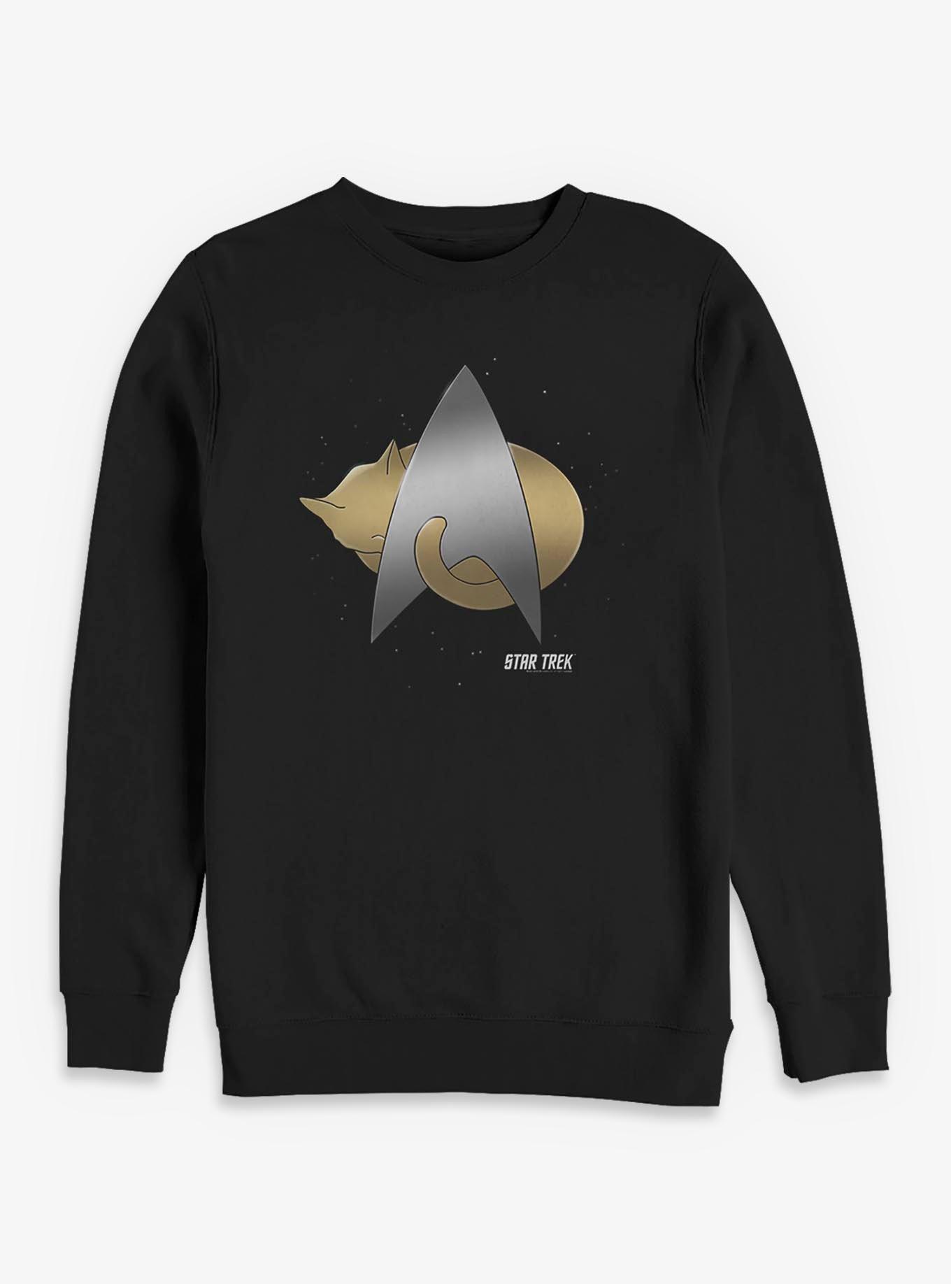 Star Trek Boldly Cat Nap Crew Sweatshirt