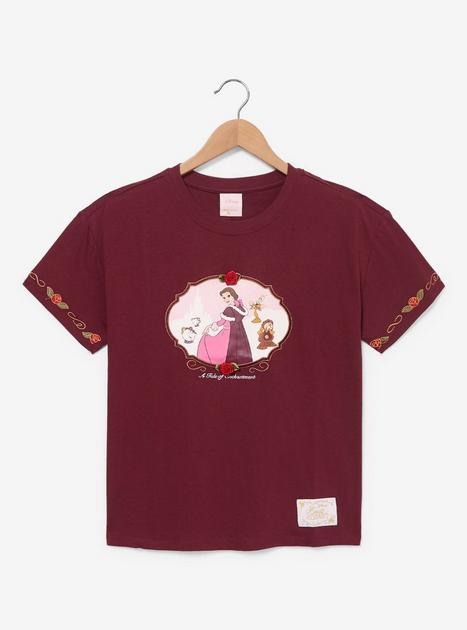 BEAUTY & THE BEAST 2023 Tシャツ Disney Beauty and the Beast Holiday Women's Plus Size T-Shirt