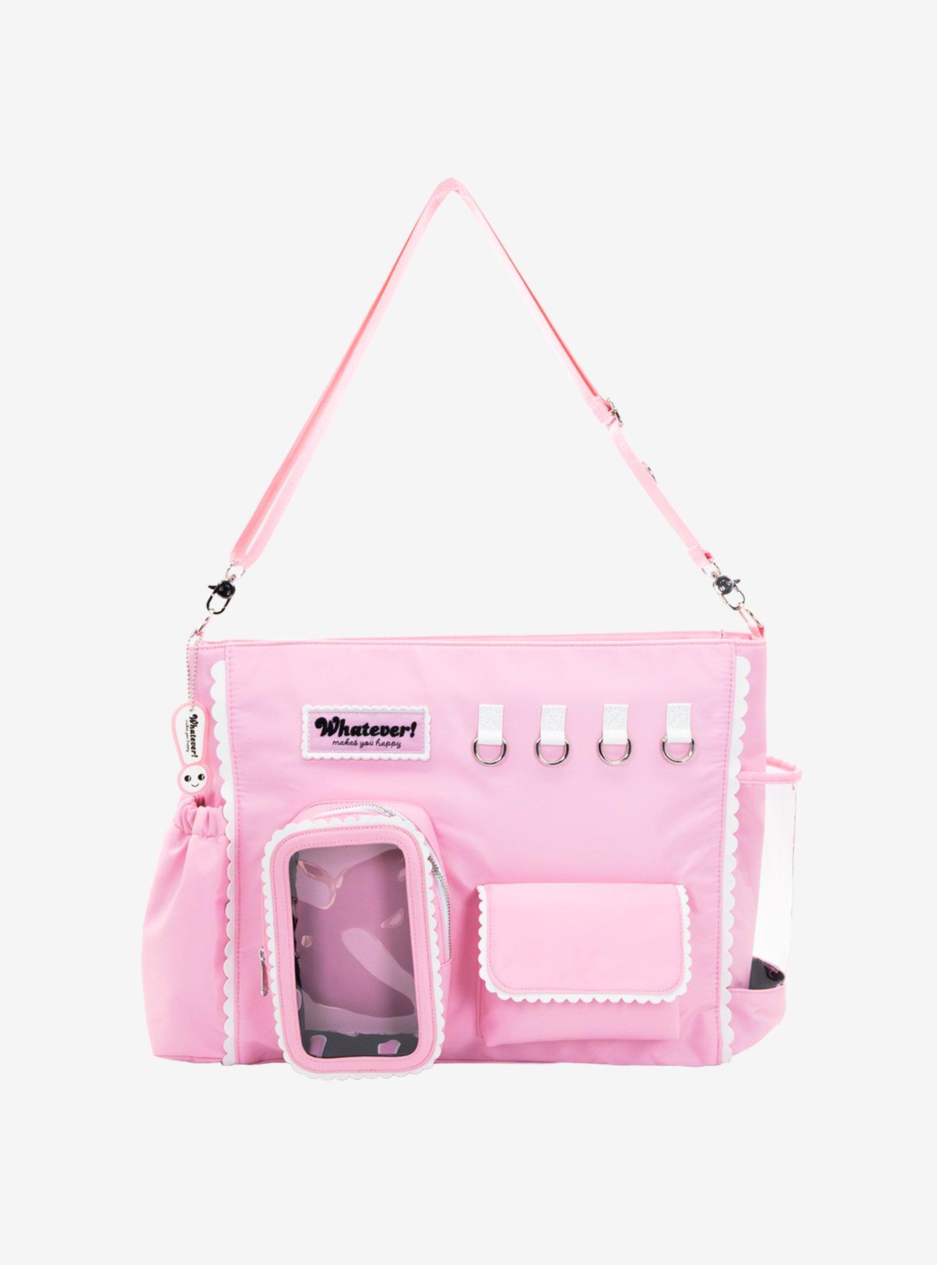 Whatever! Makes You Happy Pink Trinket Tote Bag, , hi-res