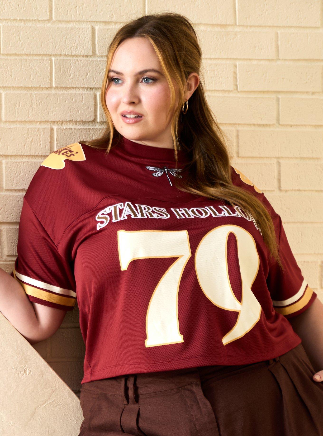 Gilmore Girls Stars Hollow Women's Plus Size Cropped Football Jersey - BoxLunch Exclusive