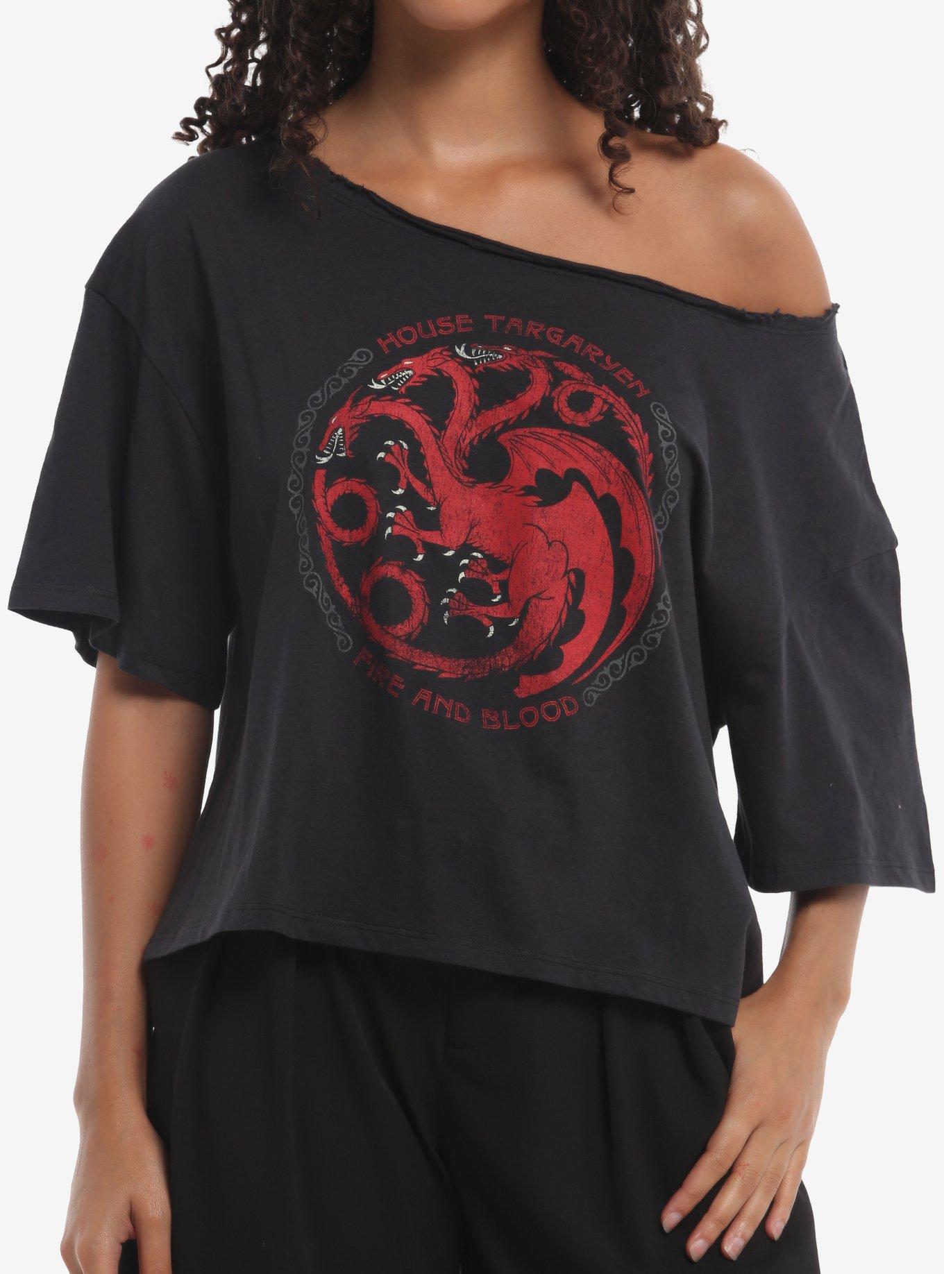 House Of The Dragon Targaryen Girls Off-Shoulder T-Shirt, , hi-res