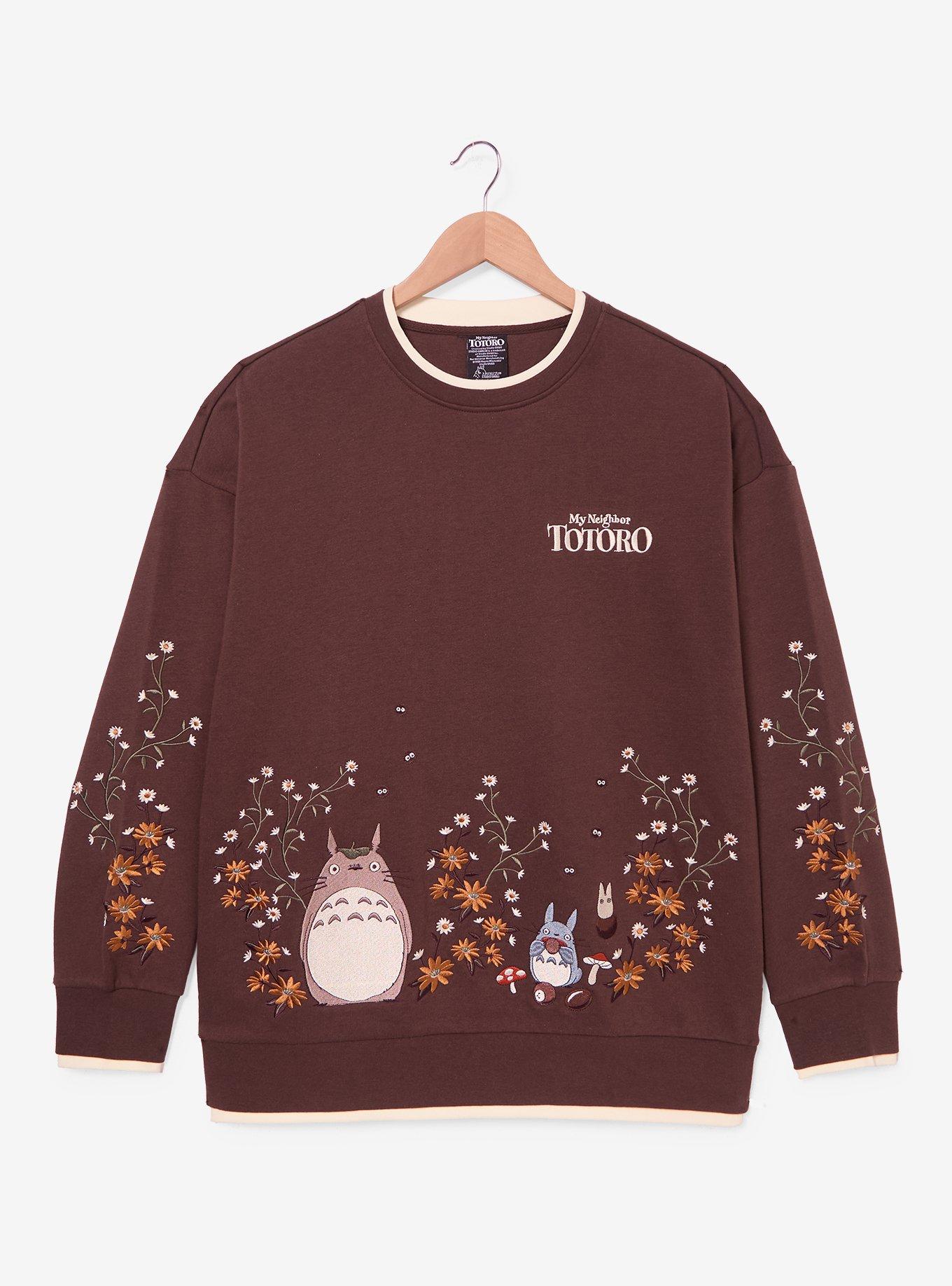 Studio Ghibli® My Neighbor Totoro Embroidered Floral Crewneck - BoxLunch Exclusive
