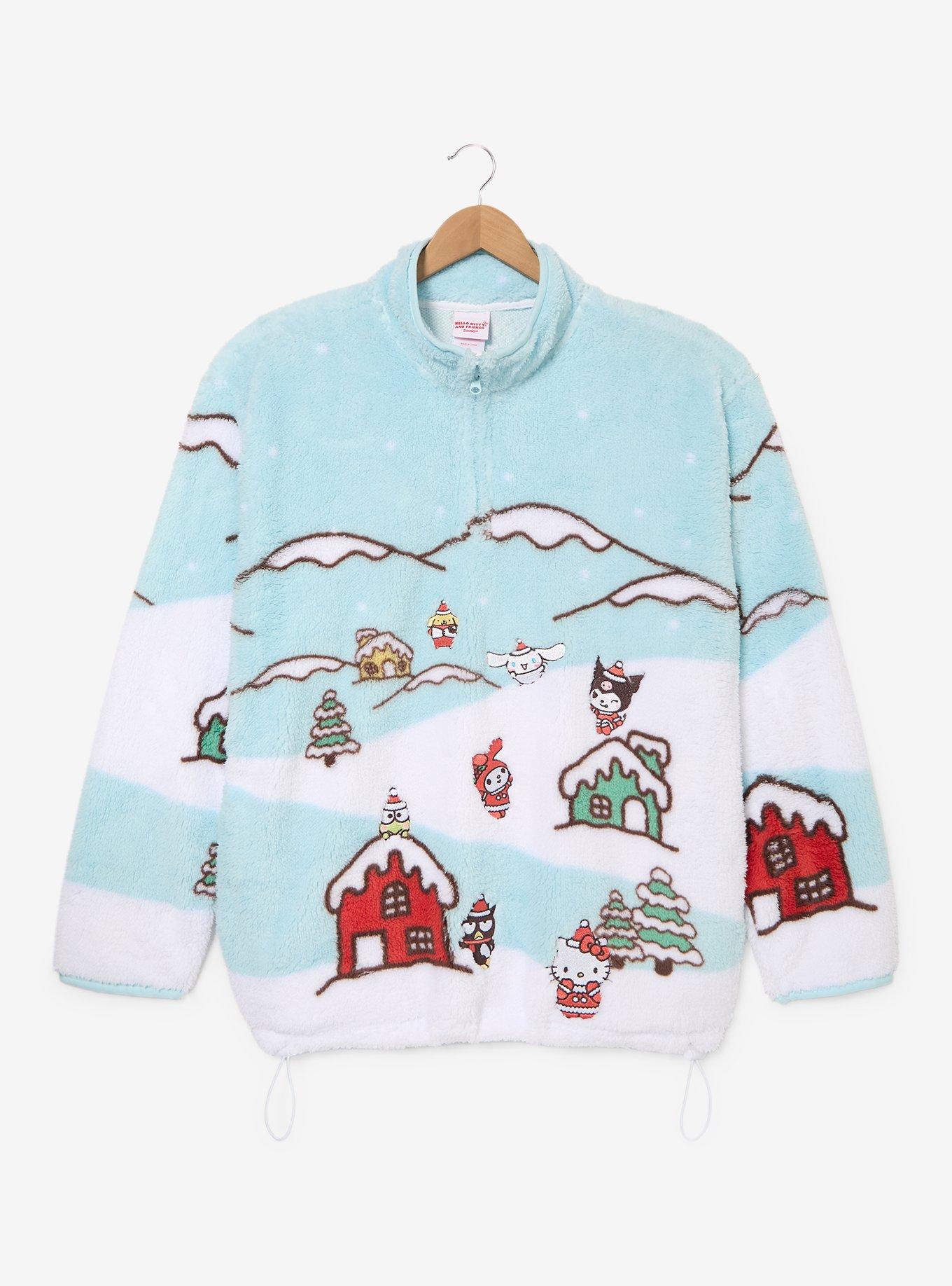 Sanrio Hello Kitty & Friends Winter Scene Sherpa Women's Quarter