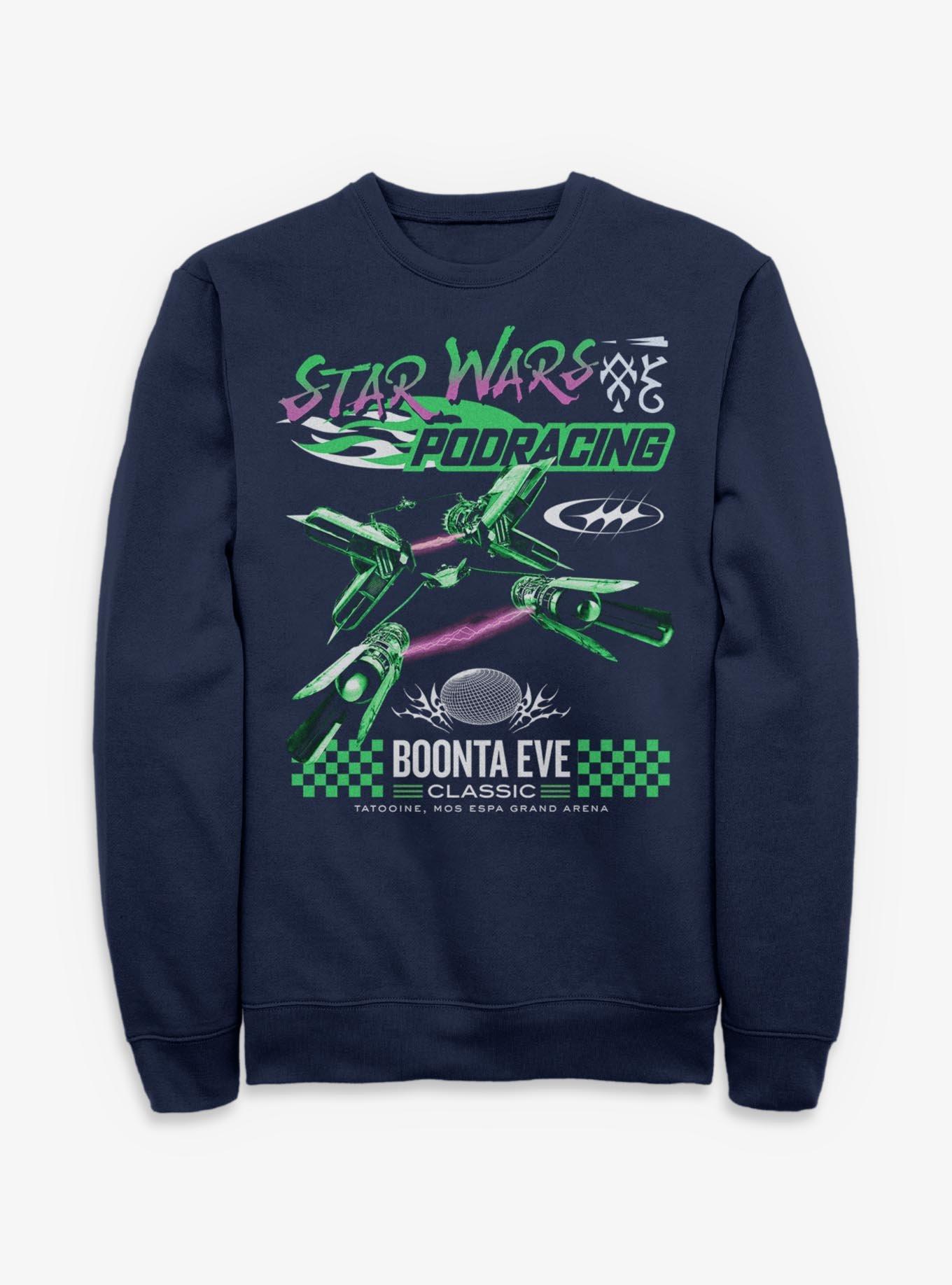 Star Wars Boonta Eve Mos Espa Podracing Sweatshirt BoxLunch Exclusive, , hi-res