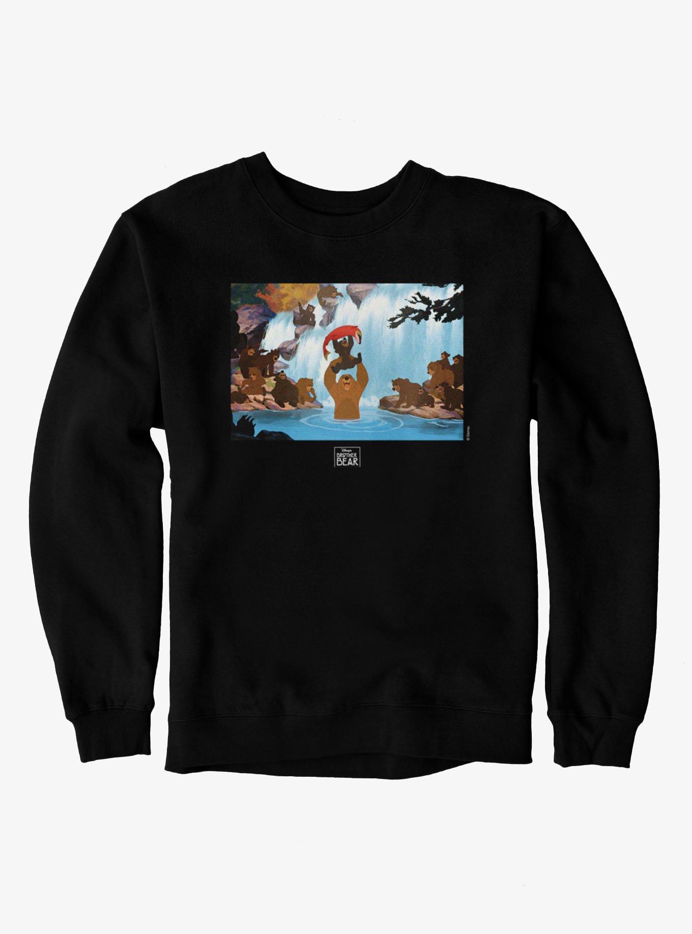 Disney Brother Bear Fish Catch Photo Sweatshirt, , hi-res