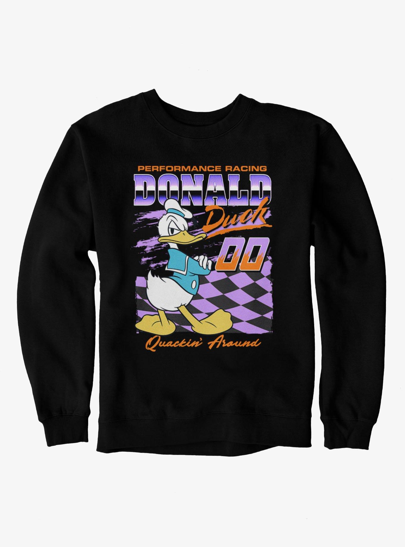 Disney Mickey And Friends Donald Racing Quackin Around Sweatshirt, , hi-res