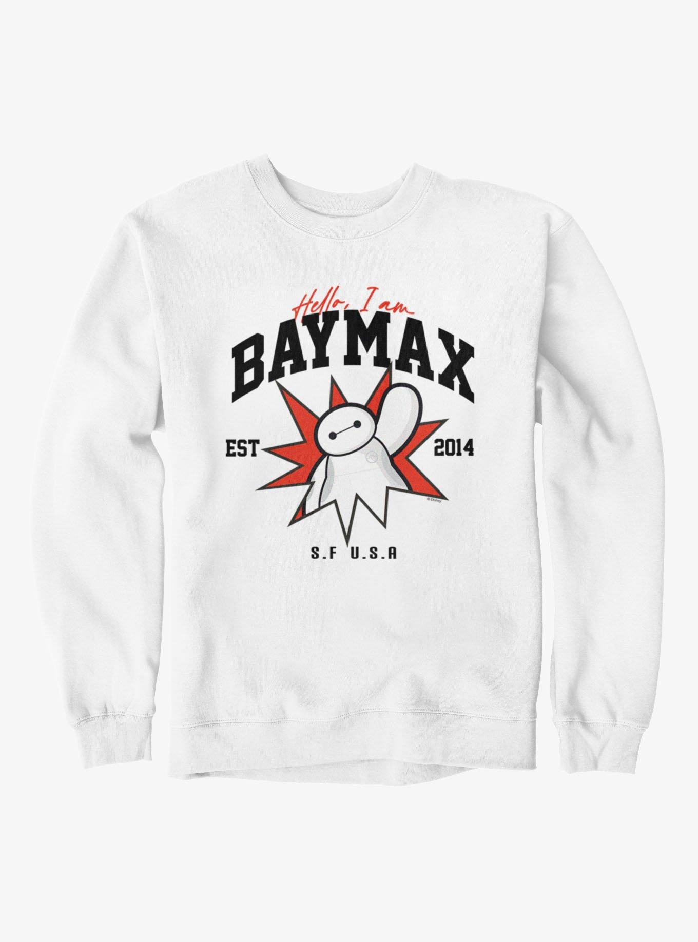 Disney Big Hero 6 Hello Baymax Star Sweatshirt, , hi-res