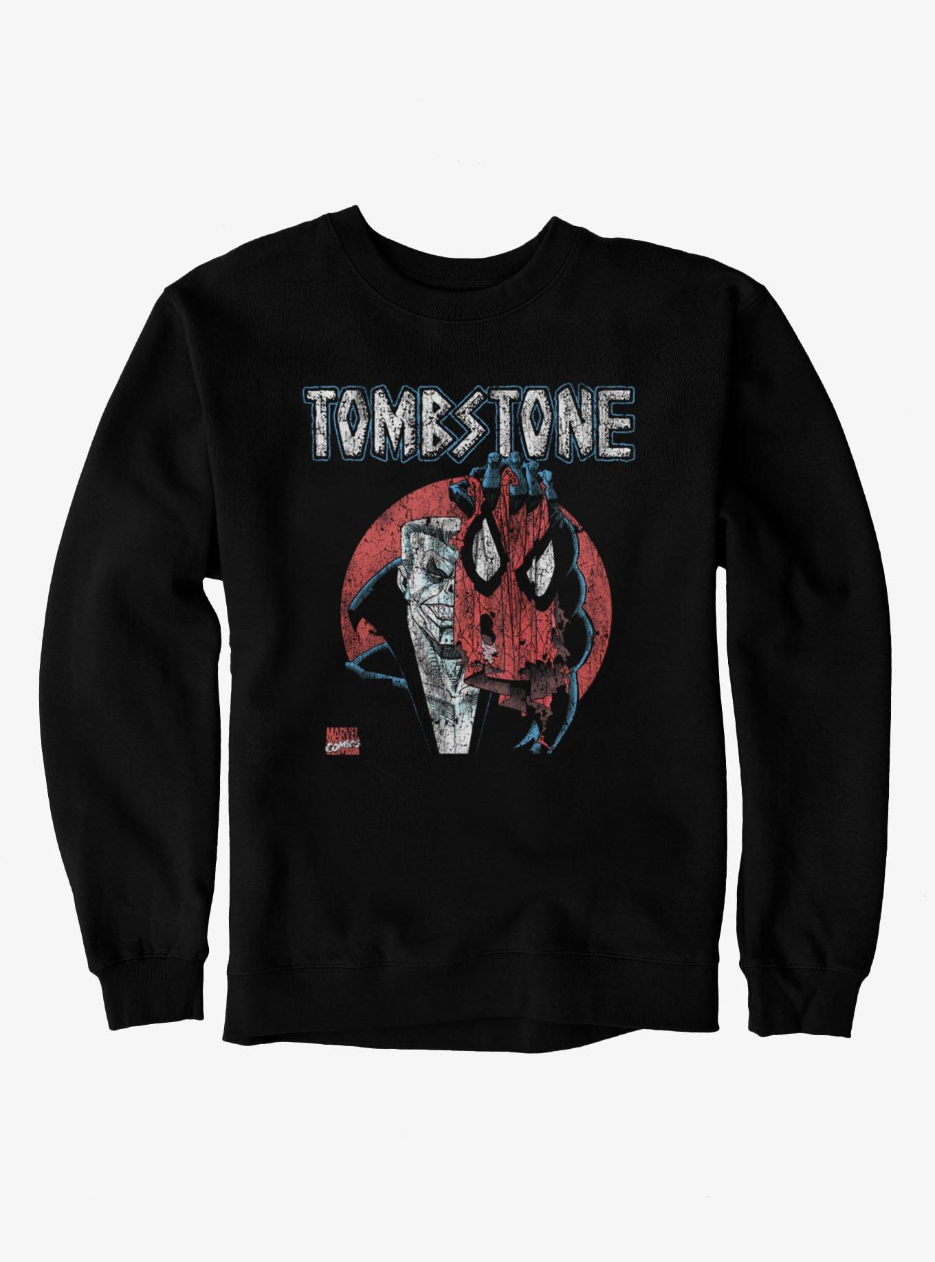 Marvel Spider-Man Unmasked Tombstone Sweatshirt, , hi-res