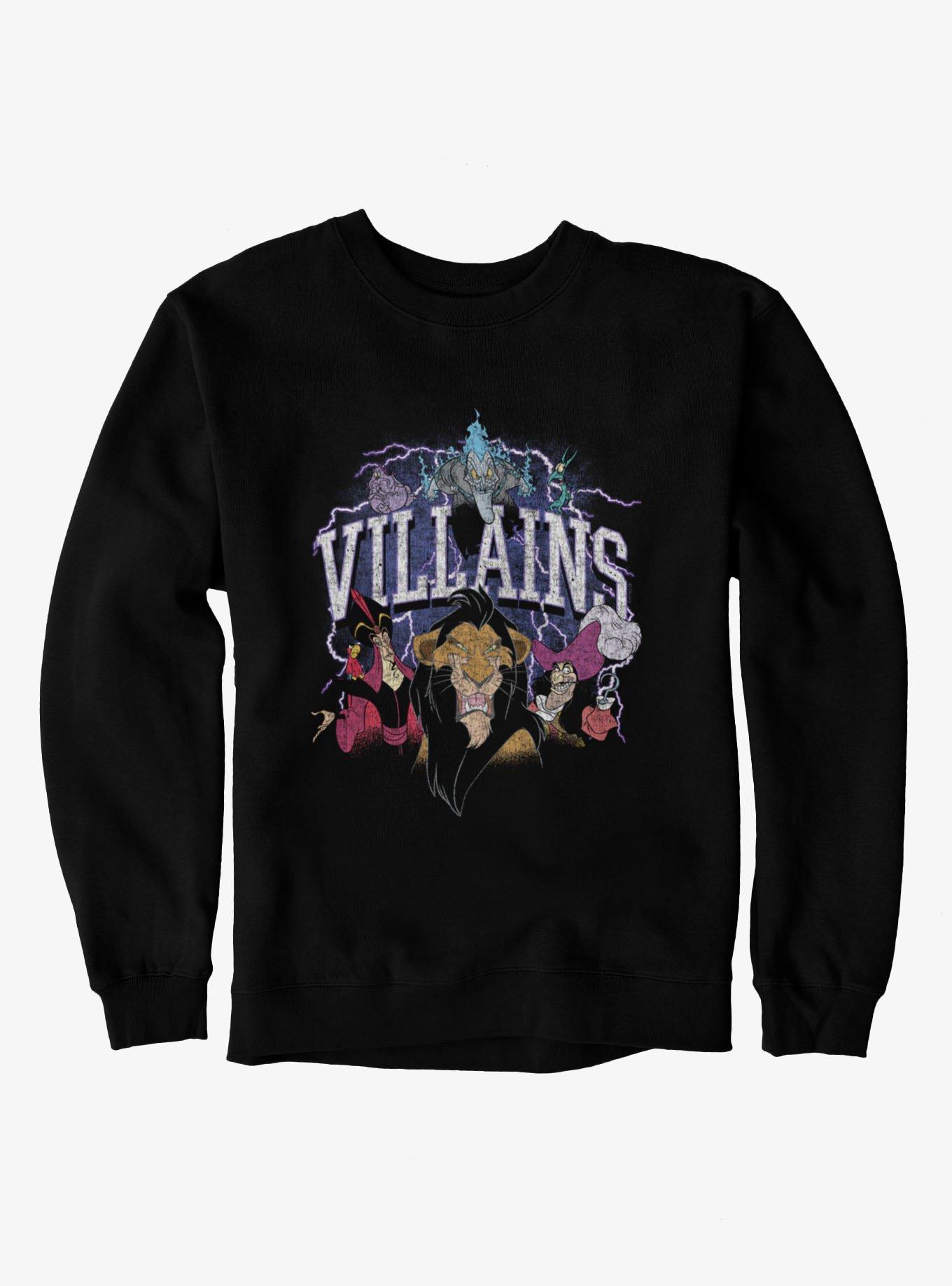 Disney Villains Electric Group Sweatshirt, , hi-res