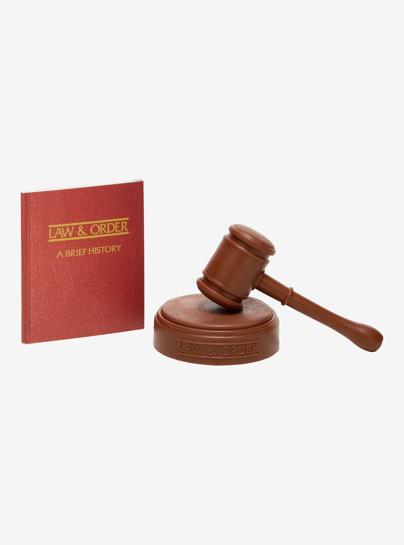 Law & Order Mini Gavel Set With Sound, , hi-res