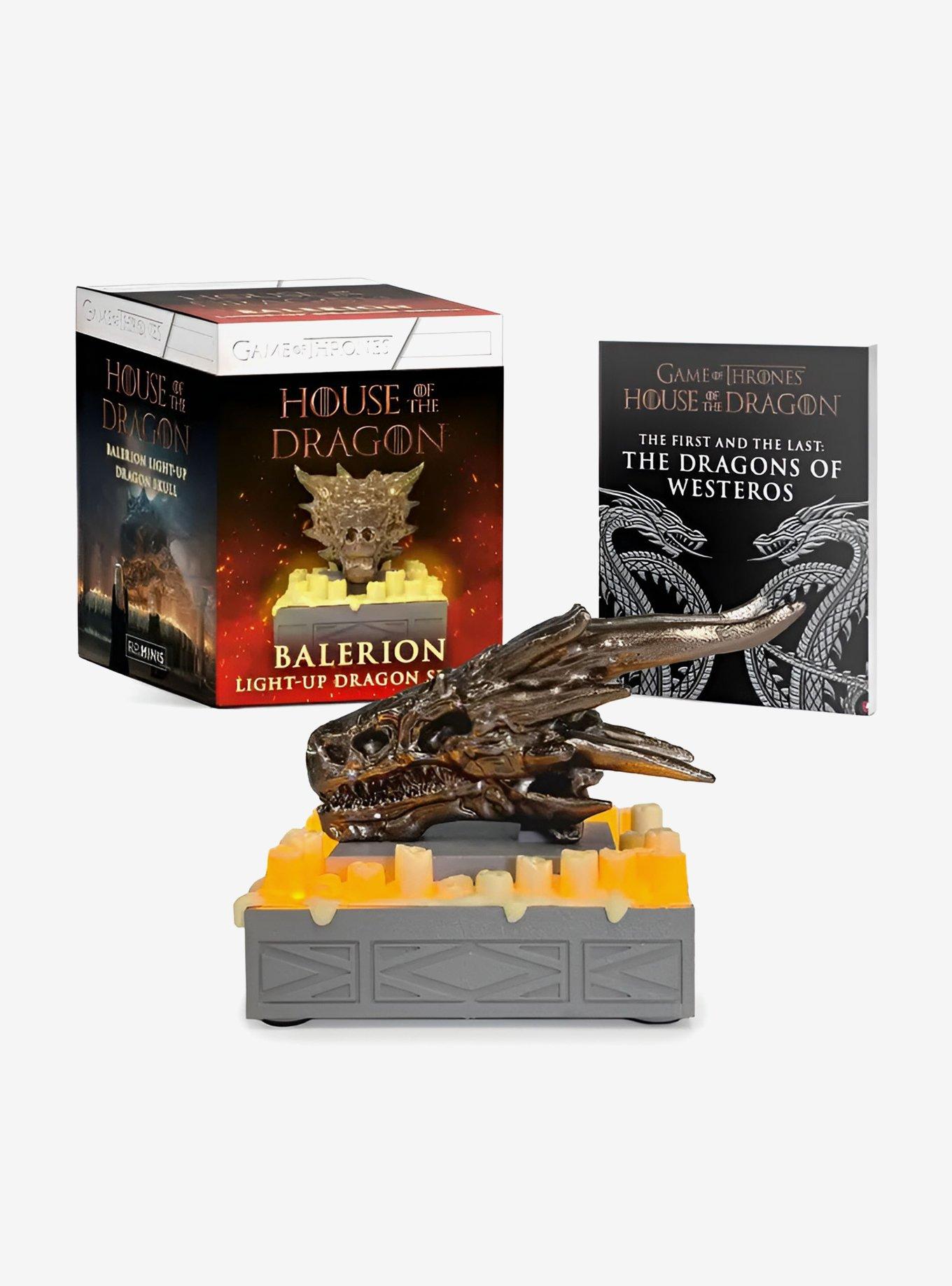 House Of The Dragon Balerion Light-Up Dragon Skull, , hi-res