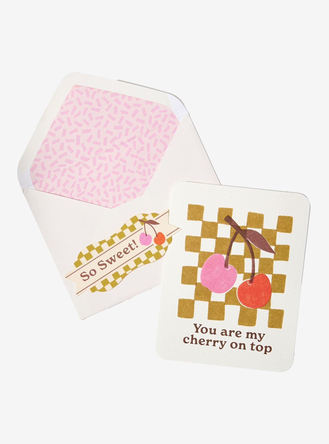 Studio Oh! Sweet Cherry Deluxe Greeting Card | Hot Topic