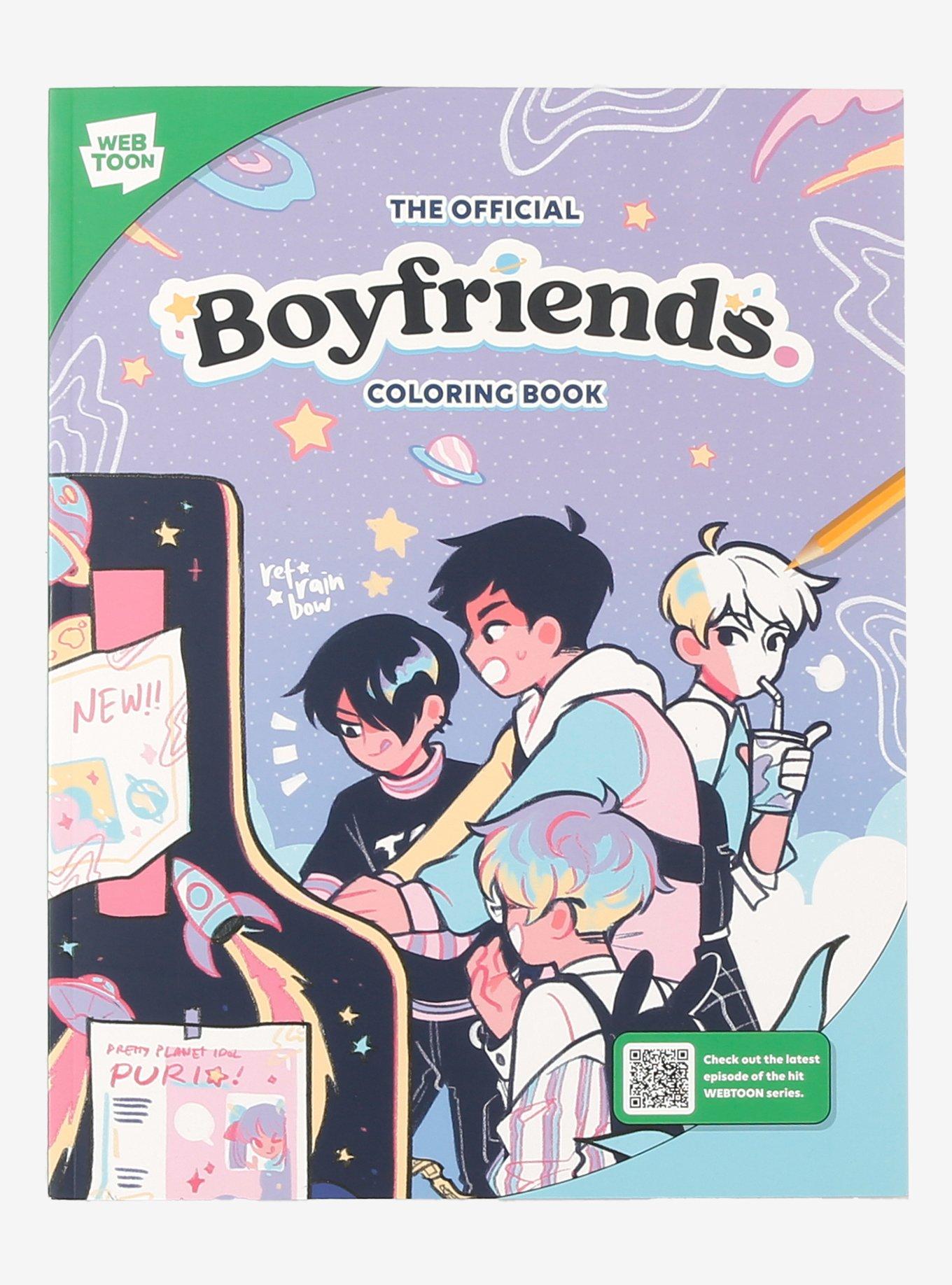 WEBTOON Boyfriends The Official Coloring Book, , hi-res