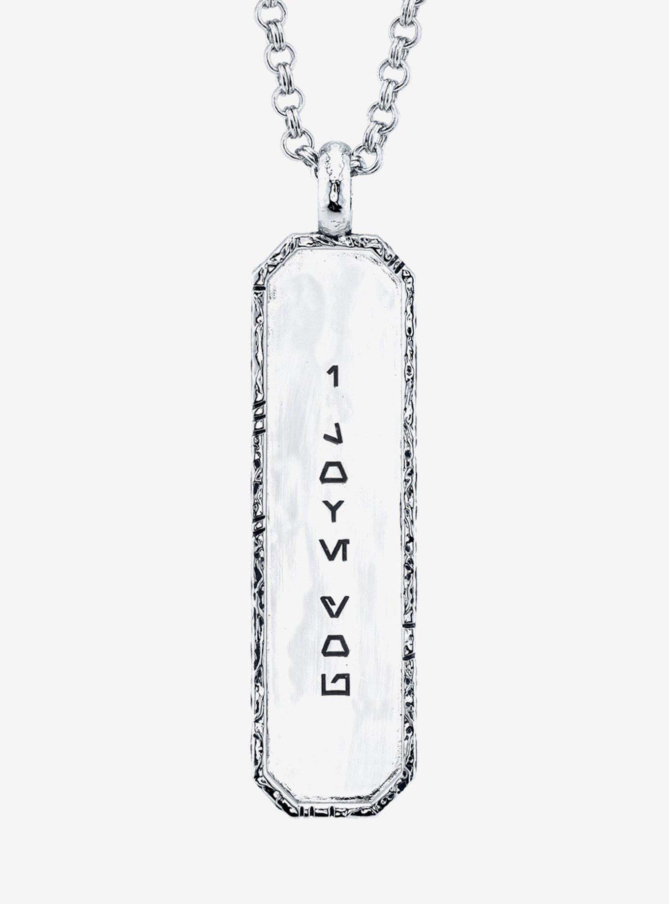 Star Wars X RockLove Galactic Forge I Love You Necklace (Brass), , hi-res