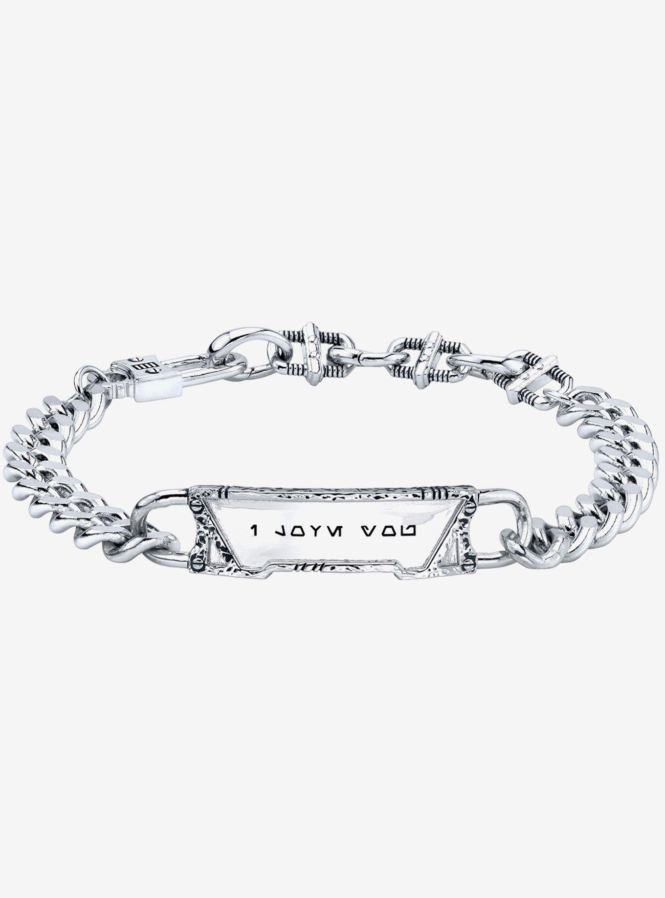 Star Wars X RockLove Galactic Forge I Love You Bracelet (Brass), , hi-res